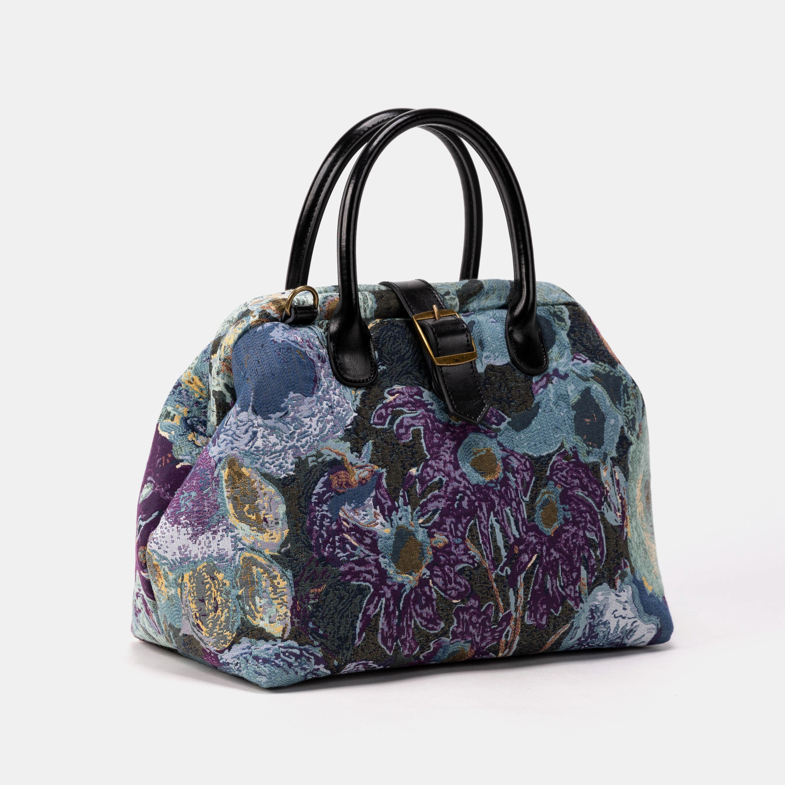 Abstract Blue Carpet Handbag Purse