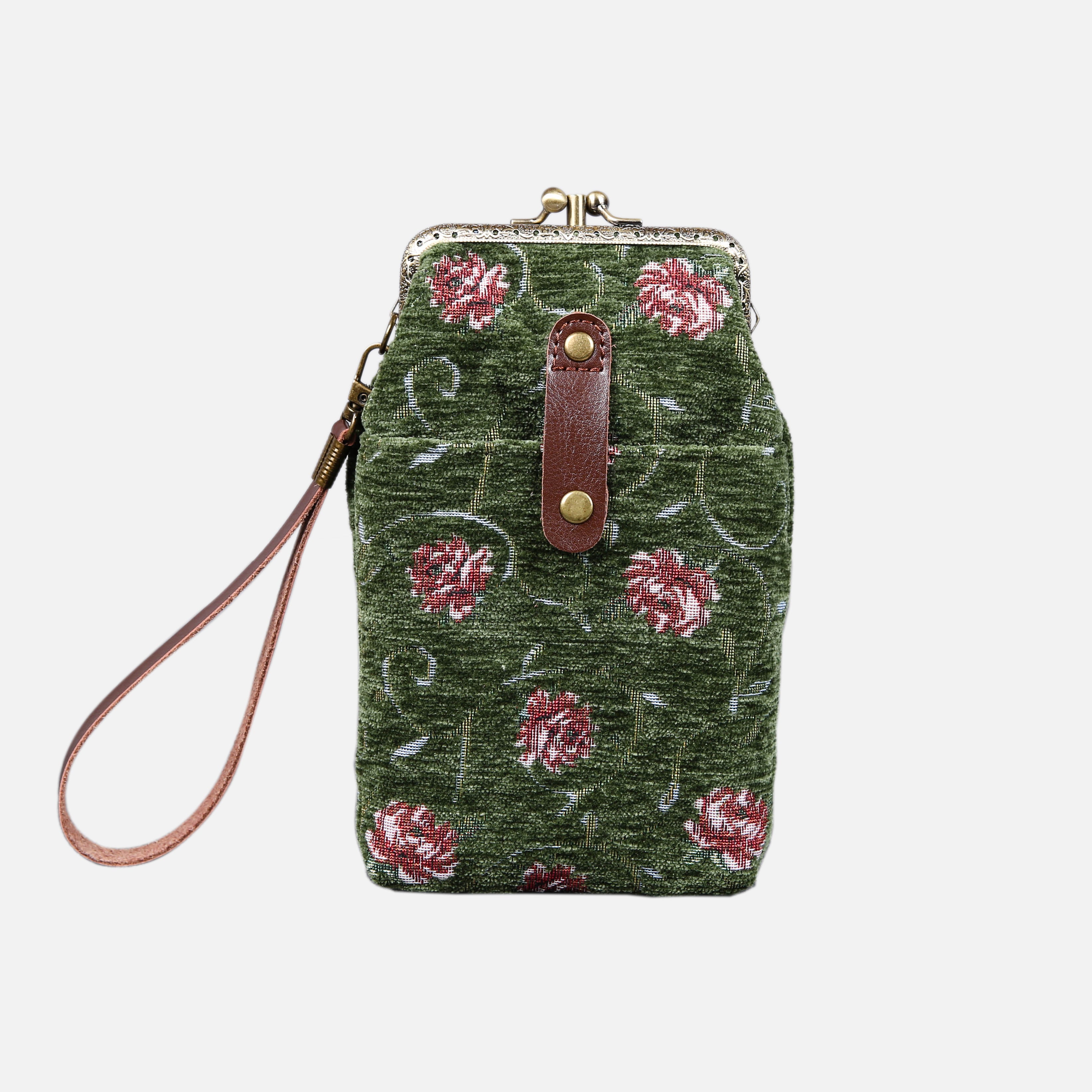Rose Series Arugula Green Carpet Phone Case MCW Handmade-3
