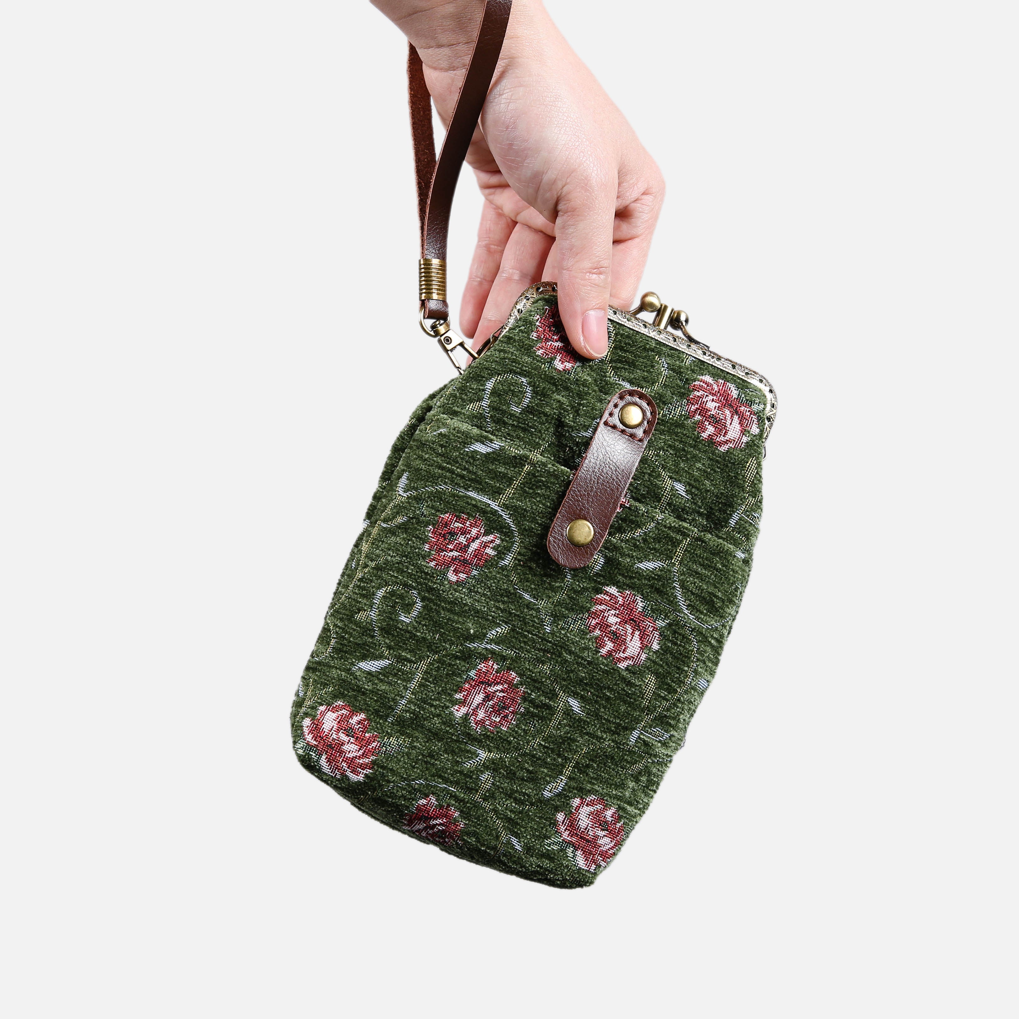 Rose Series Arugula Green Carpet Phone Case MCW Handmade