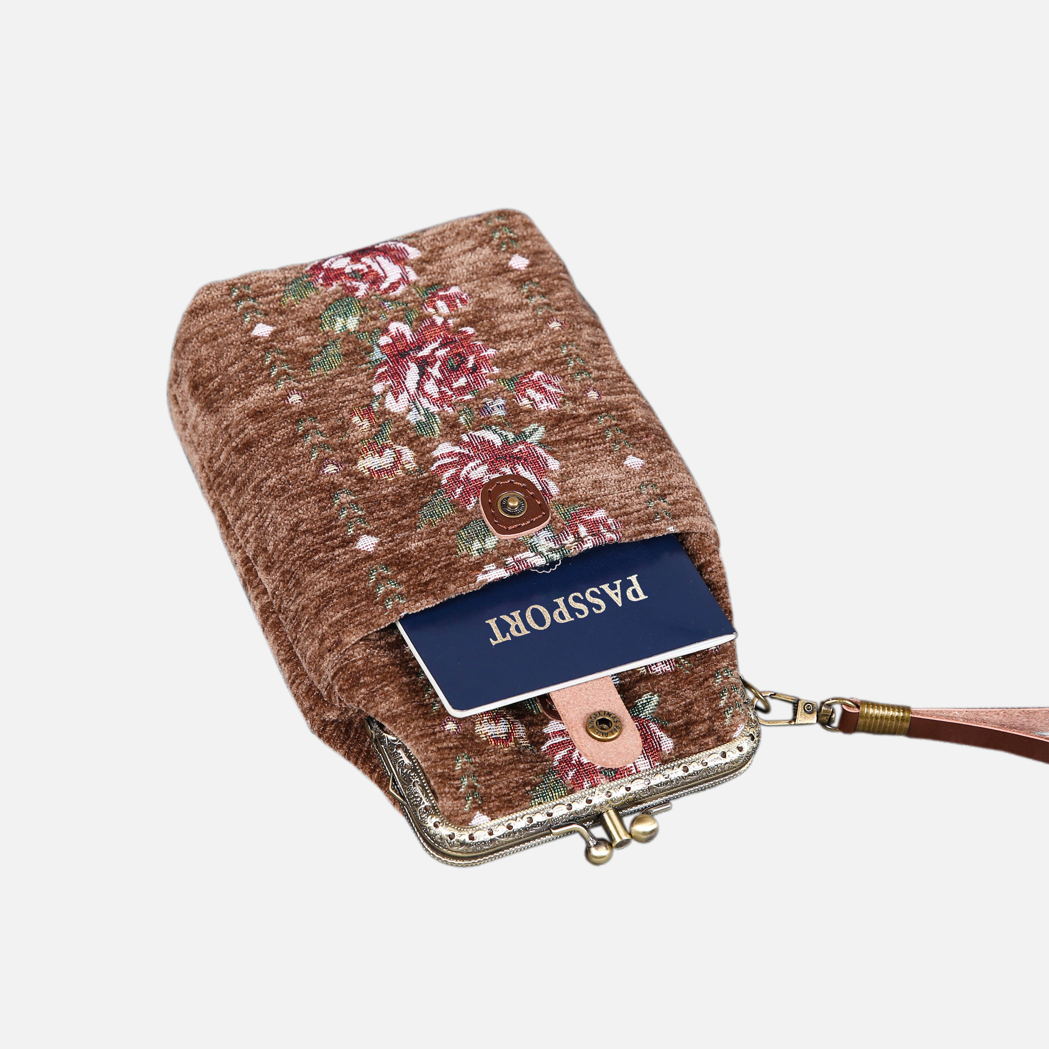 Rose Series Coffee Carpet Phone Case MCW Handmade-7