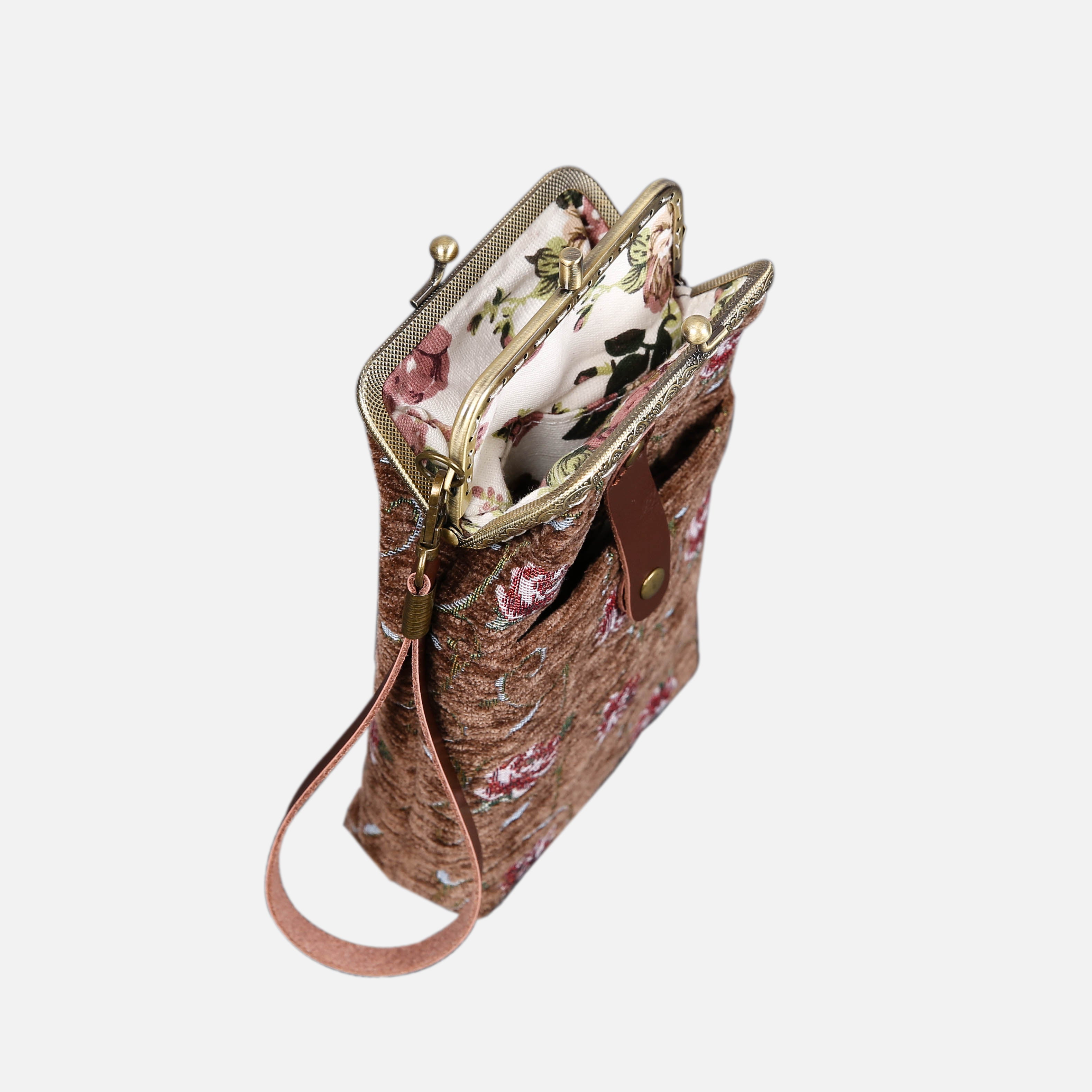 Rose Series Coffee Carpet Phone Case MCW Handmade-10