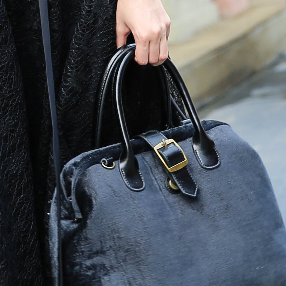 Mary Poppins Carpet Purse Solid Black