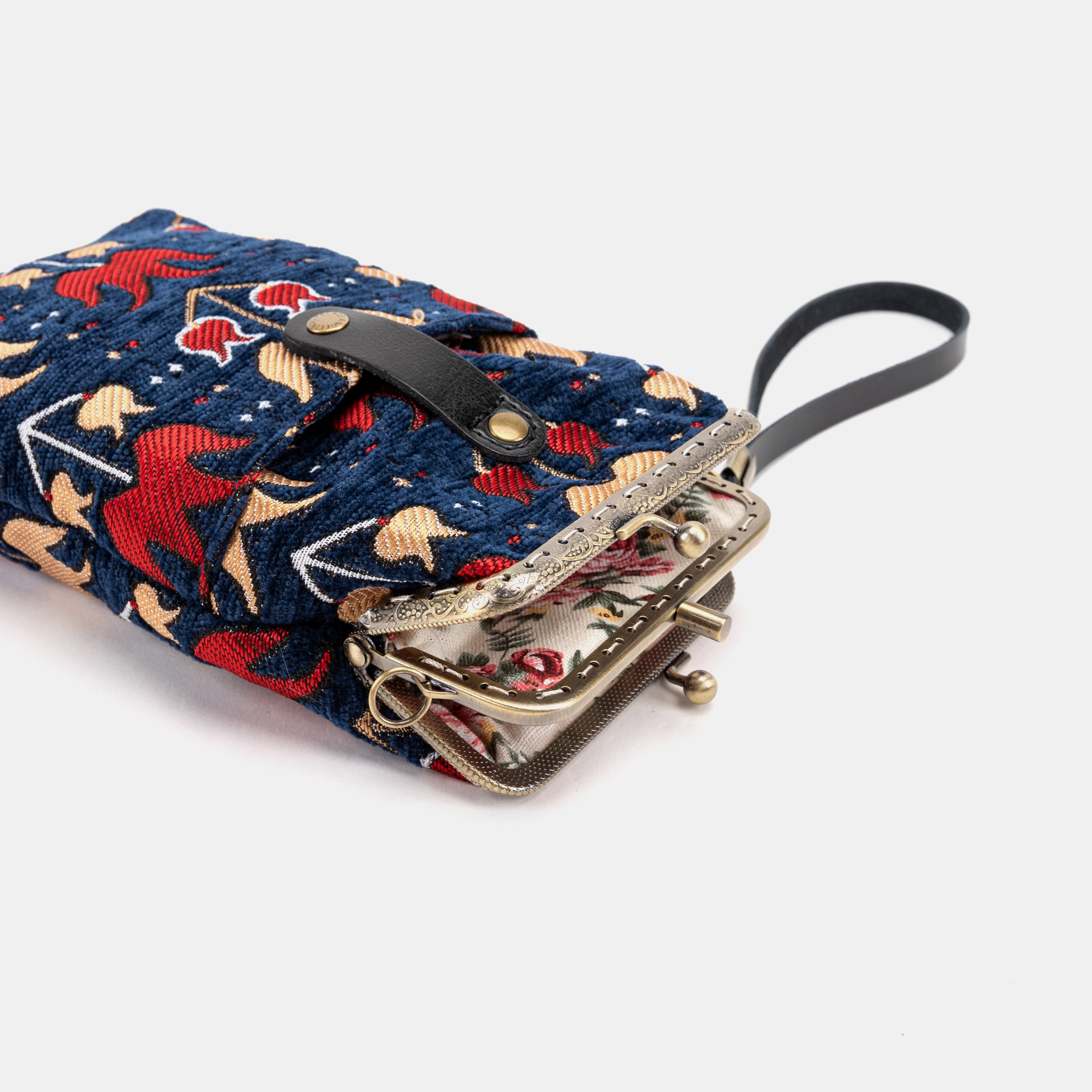 Opium Poppy Carpet Phone Case of America open to the side