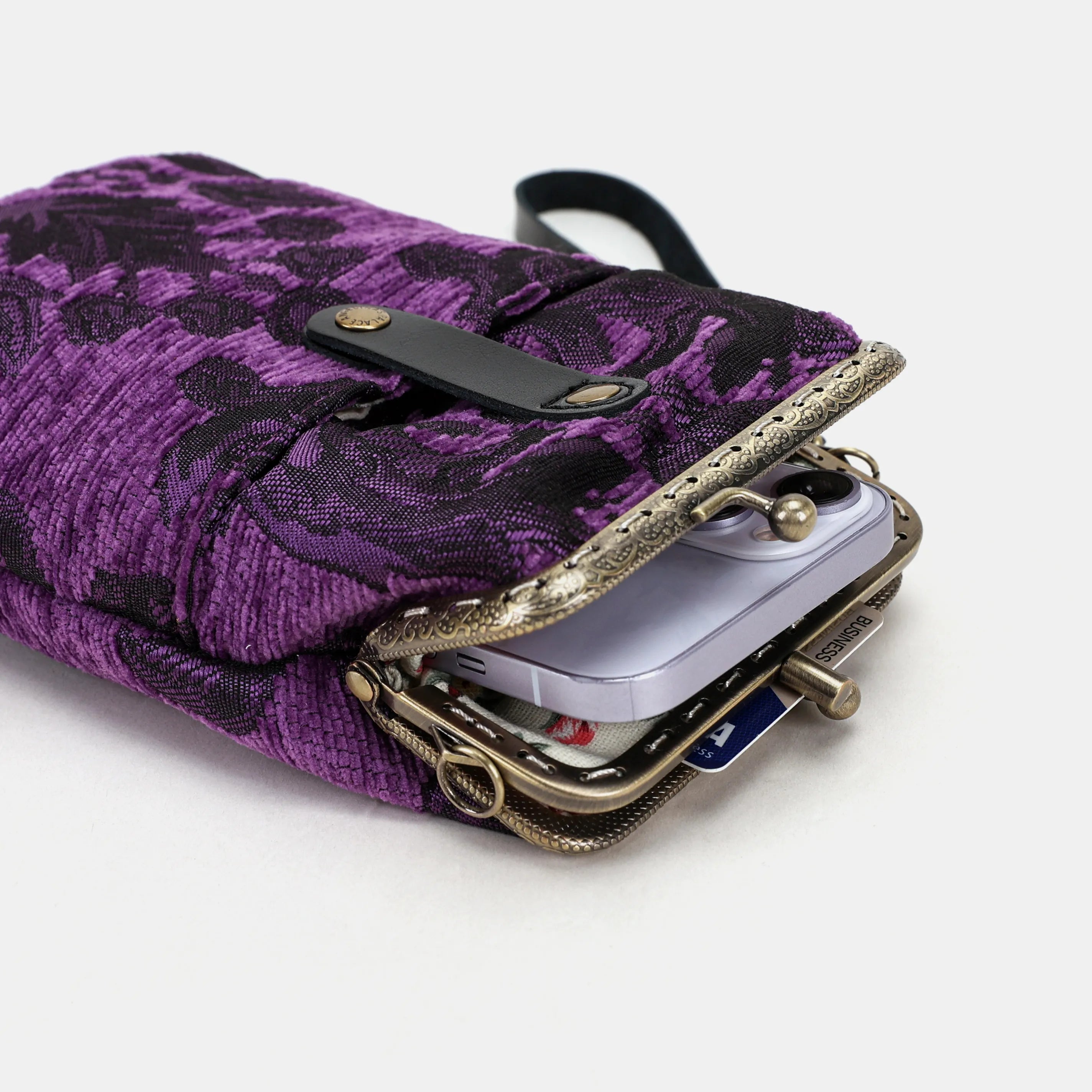 Victorian Blossom Purple Phone Carpet Case of America with phone
