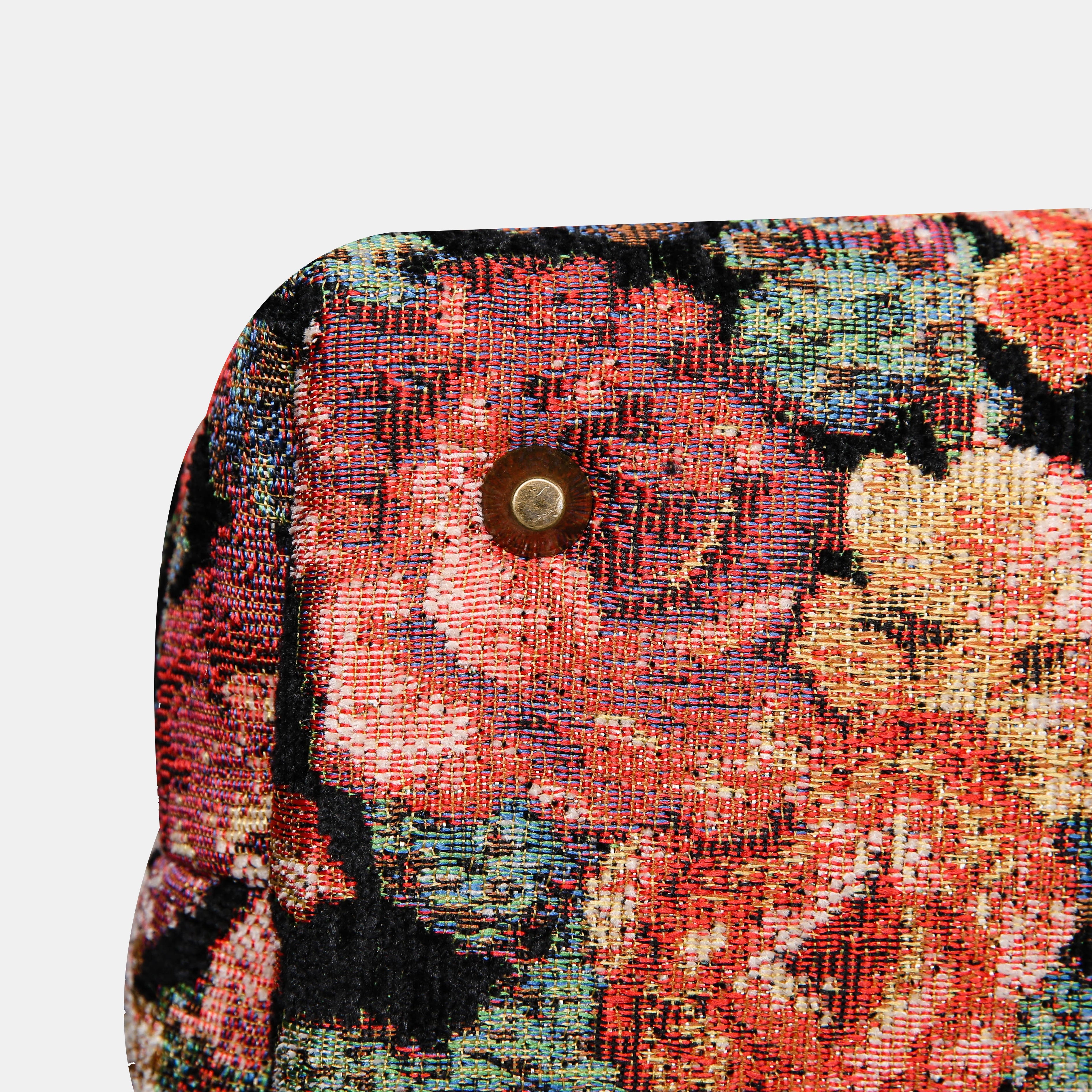 Floral Rose Carpet Laptop Backpack MCW Handmade-6