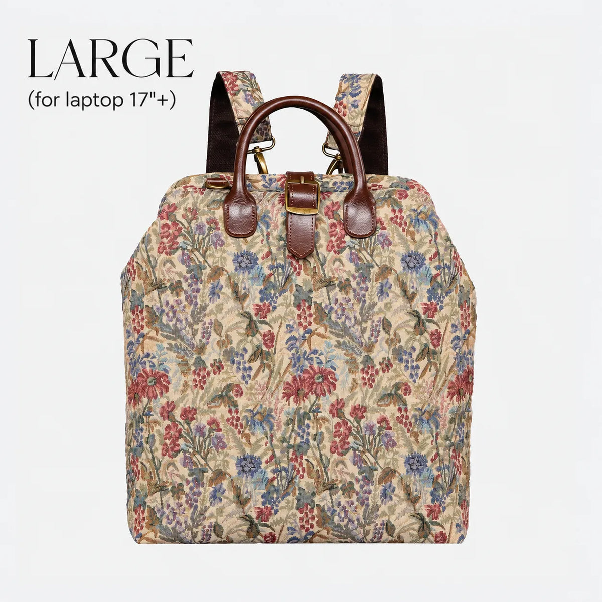 Spring Valley Mint Carpet Large Laptop Backpack Carpetbag of America main