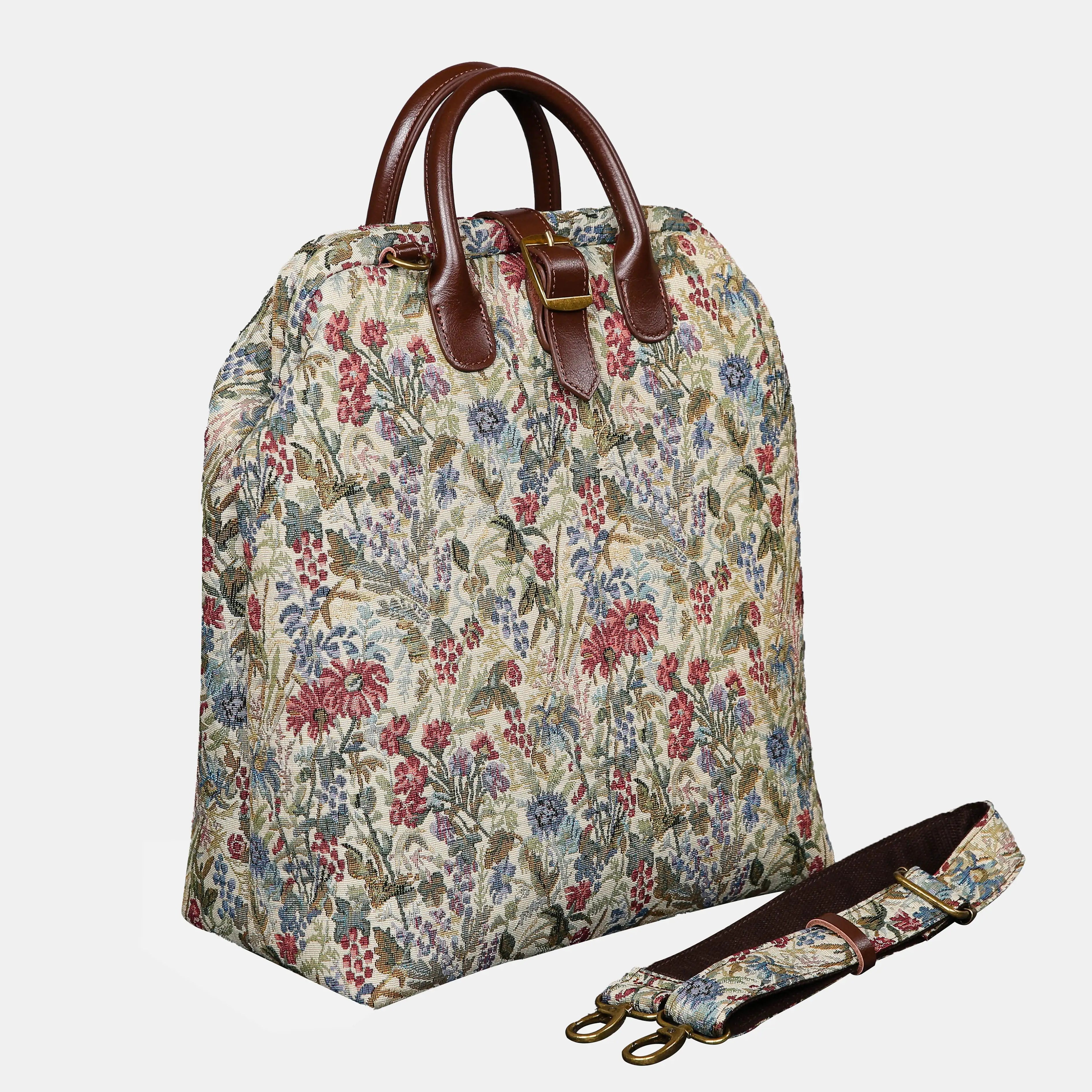 Spring Valley Mint Carpet Laptop Backpack Carpetbag of America with strap