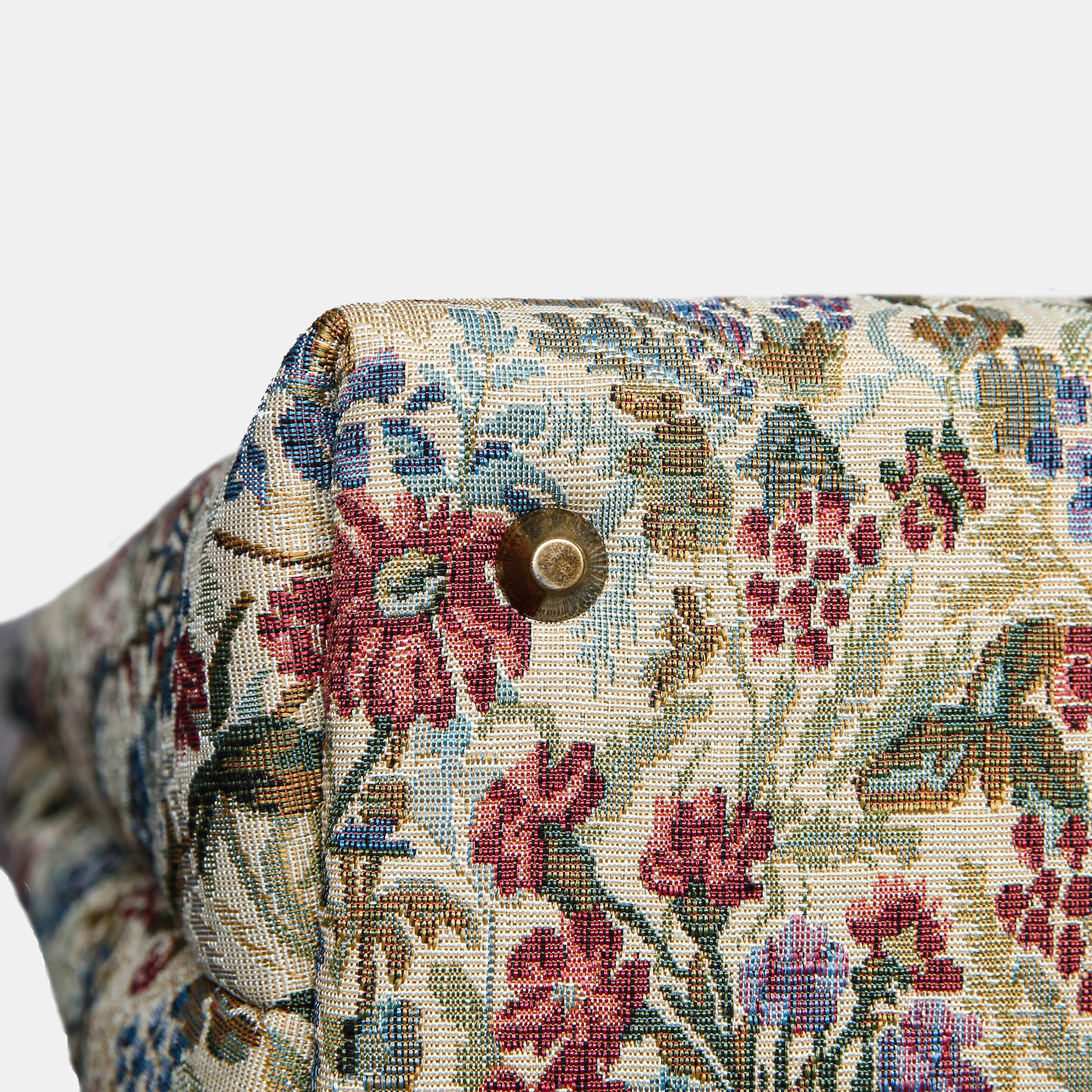 Spring Valley Mint Carpet Laptop Backpack MCW Handmade-4