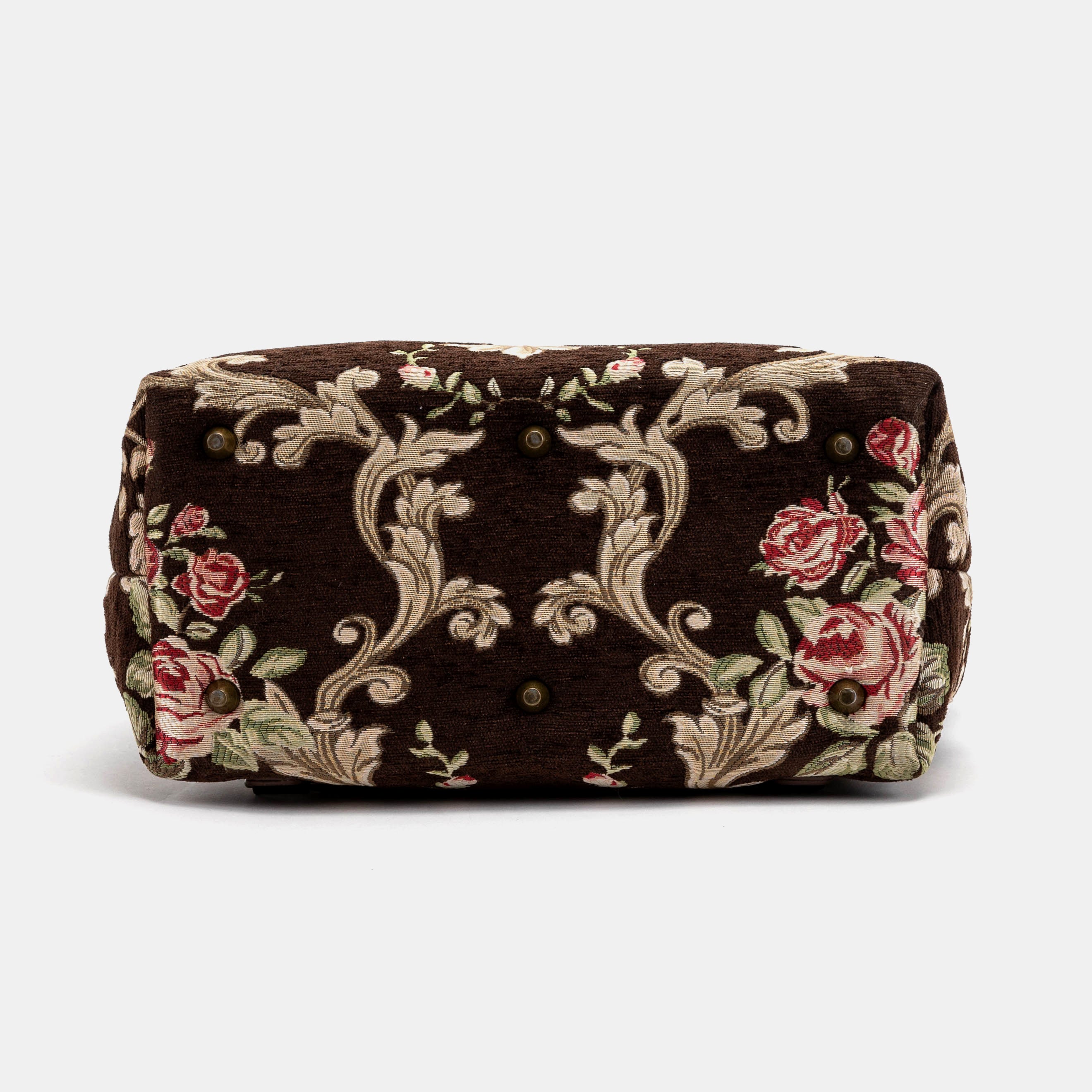 Baroque Garden Brown Carpet Laptop Backpack of America bottom