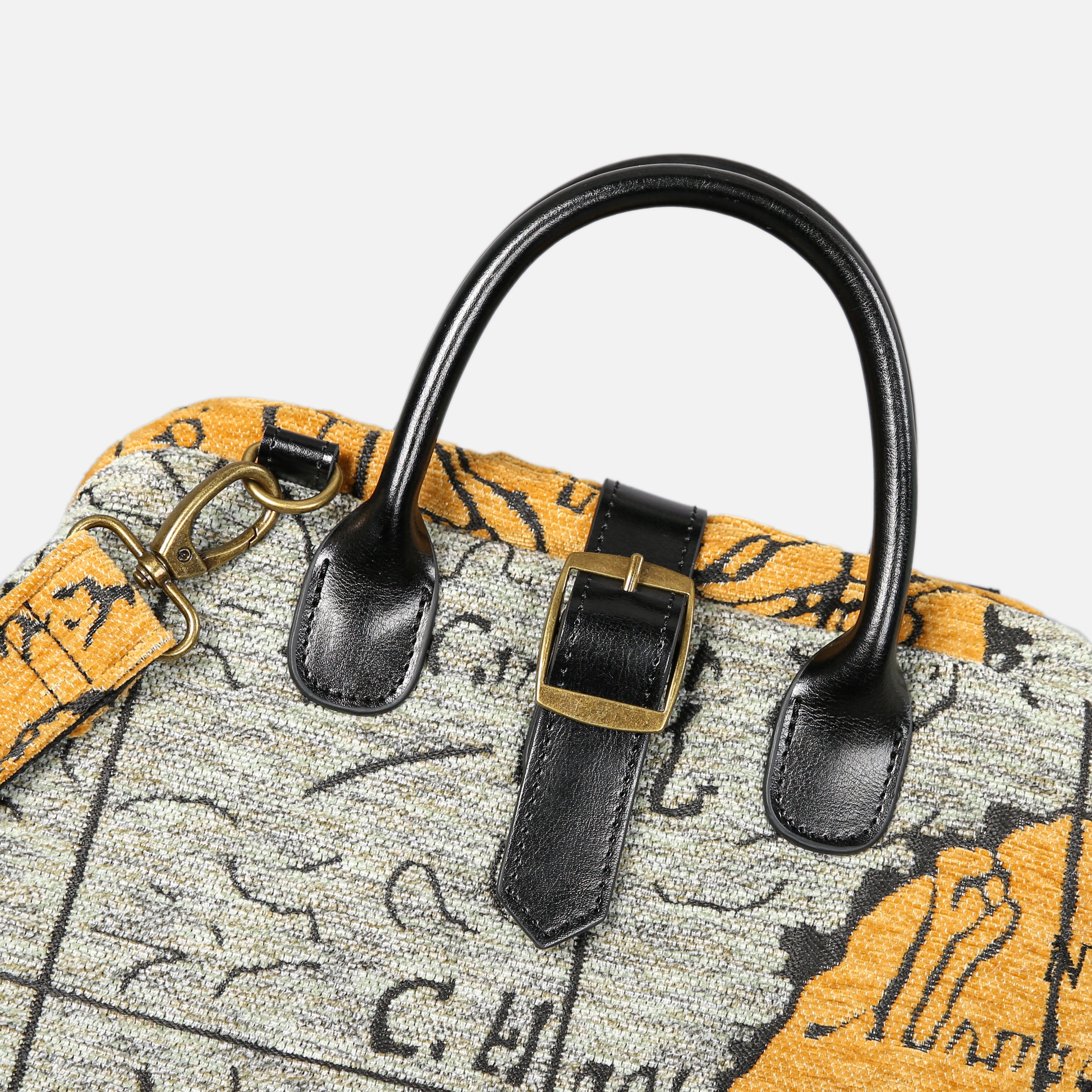 Here Be Dragons Carpet Laptop Backpack MCW Handmade-4