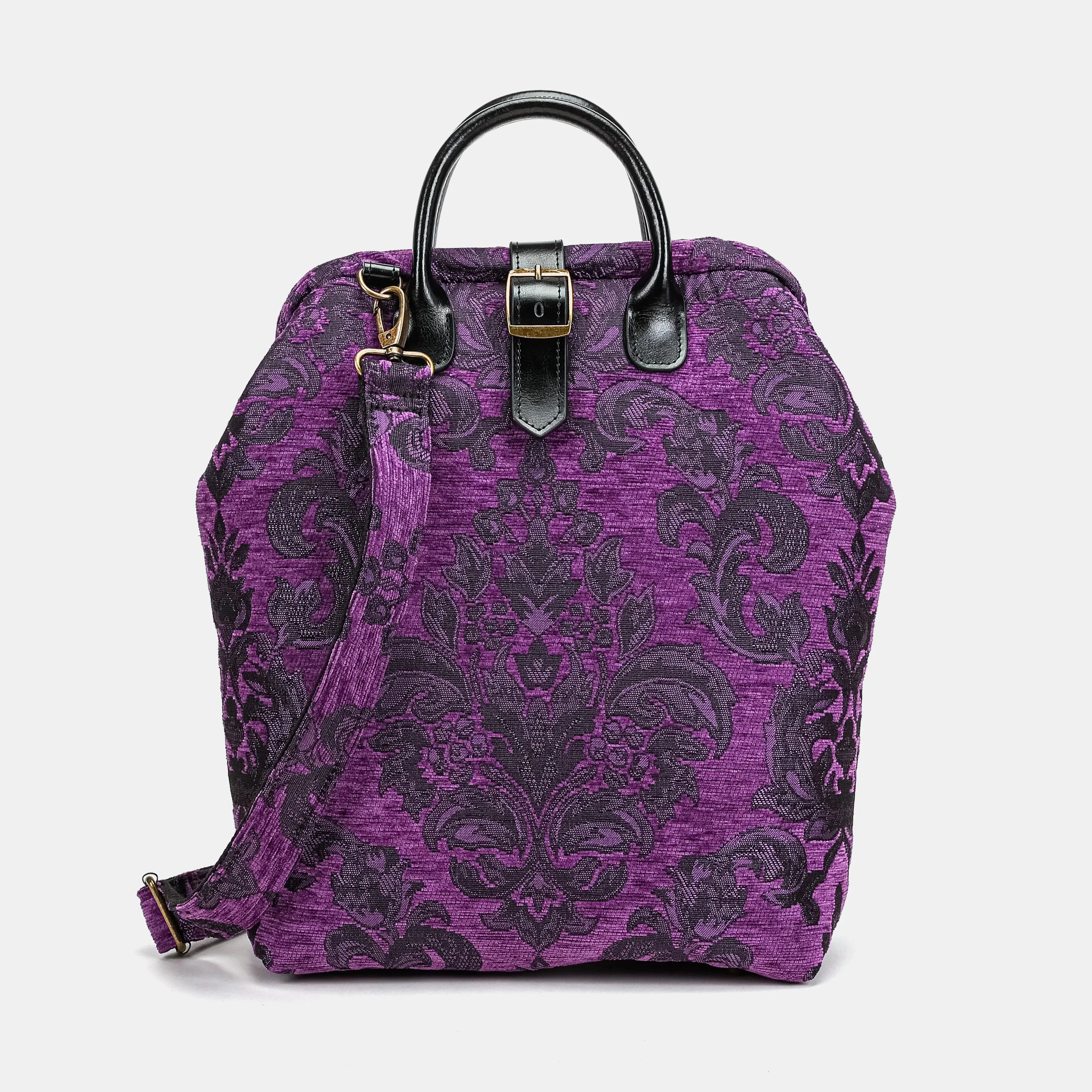 Victorian Blossom Purple Carpet Laptop Backpack