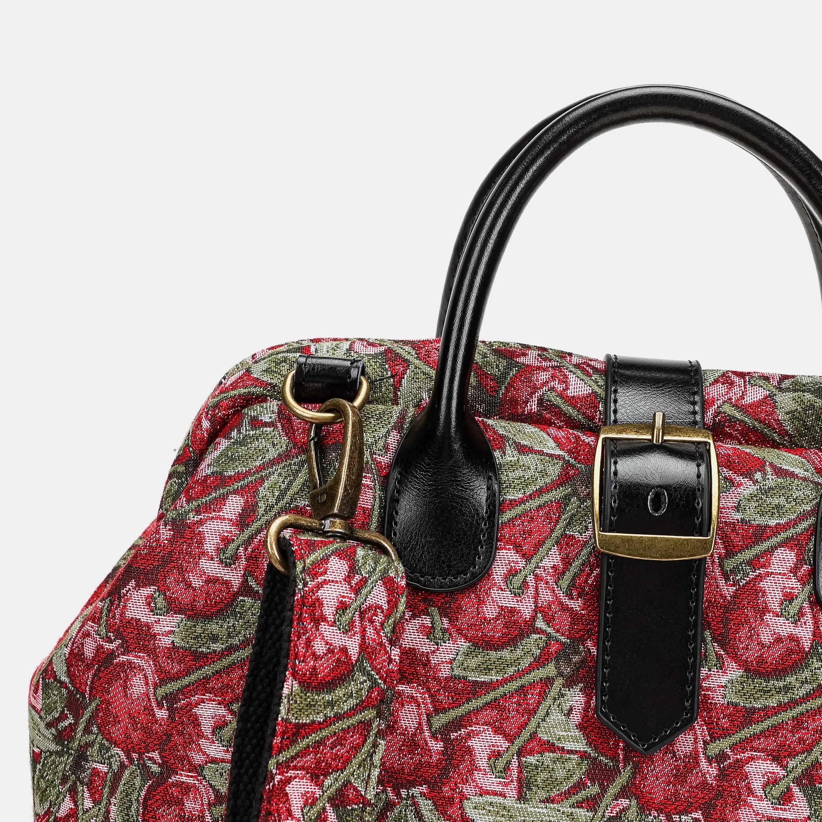 Cherry Cascade Carpet Laptop Backpack of America details