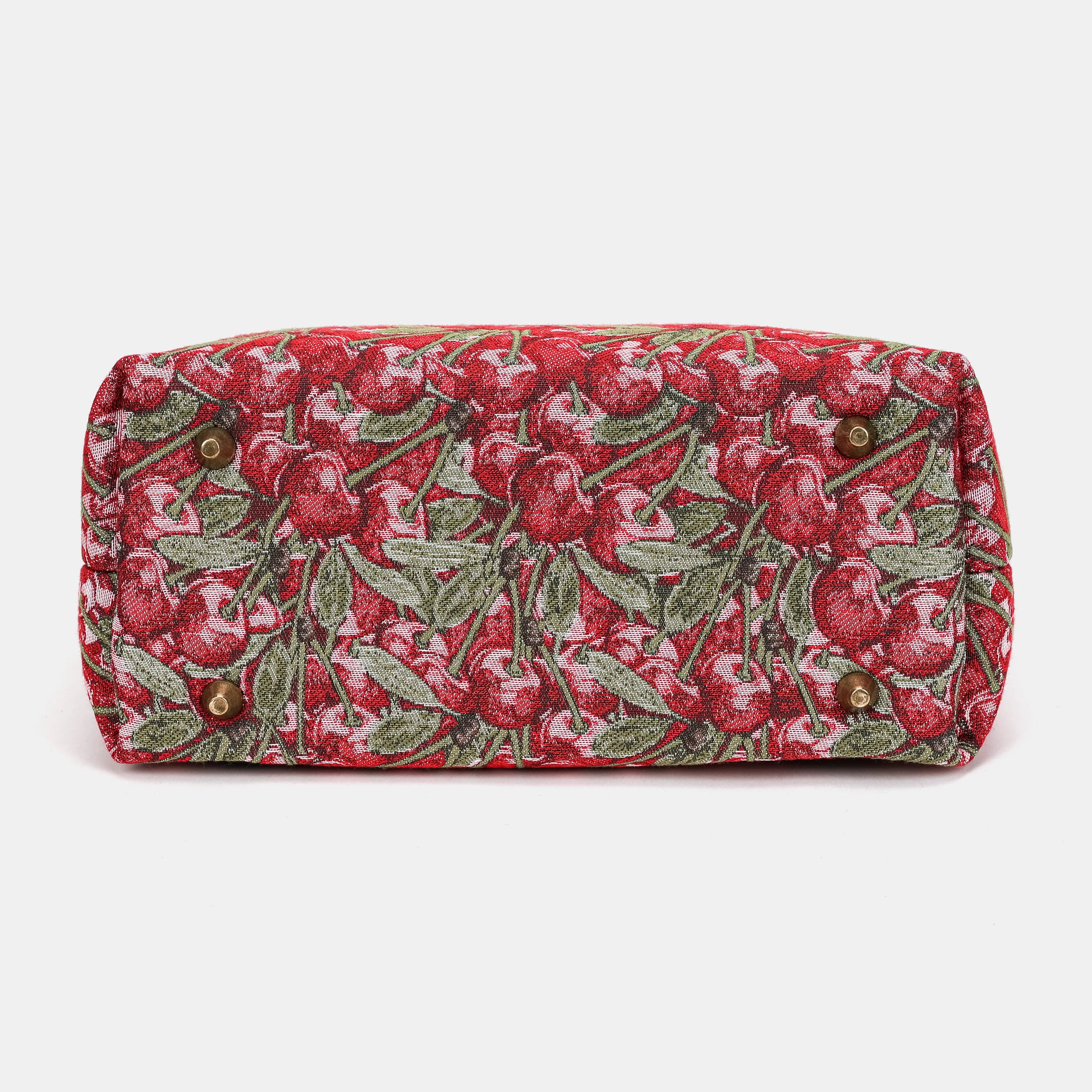 Cherry Cascade Carpet Laptop Backpack of America bottom
