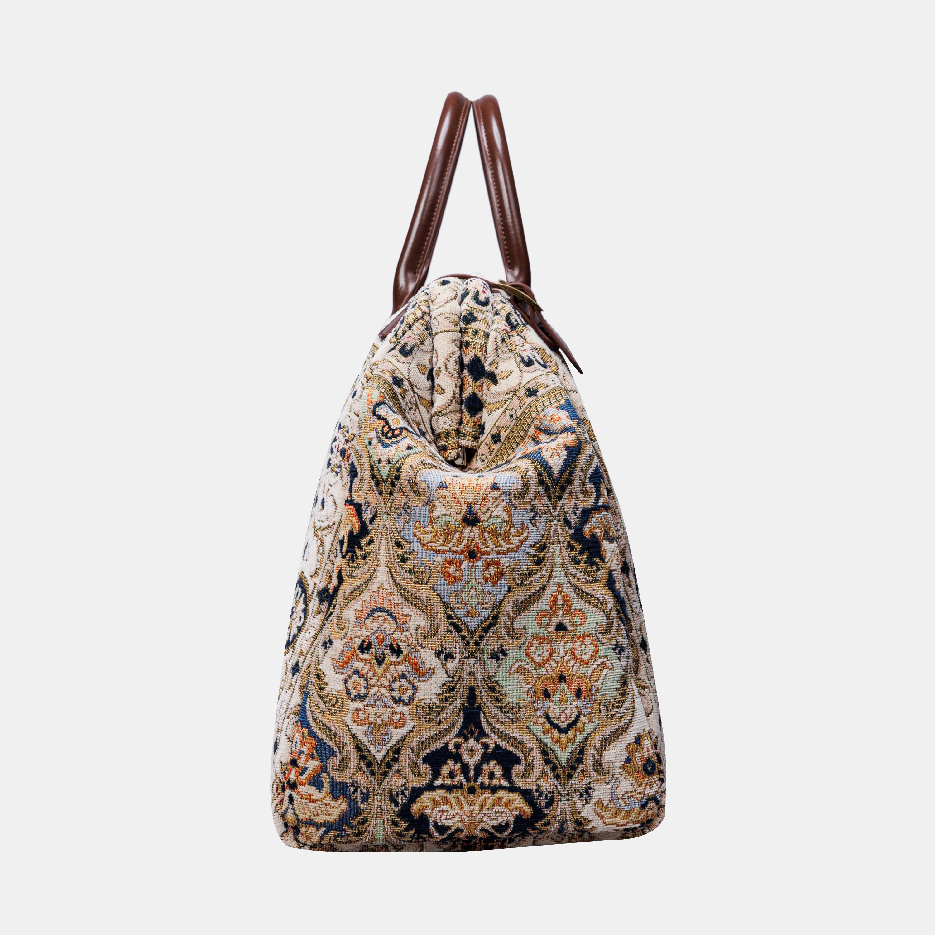 Golden Age Navy Large Carpetbag MCW Handmade-4