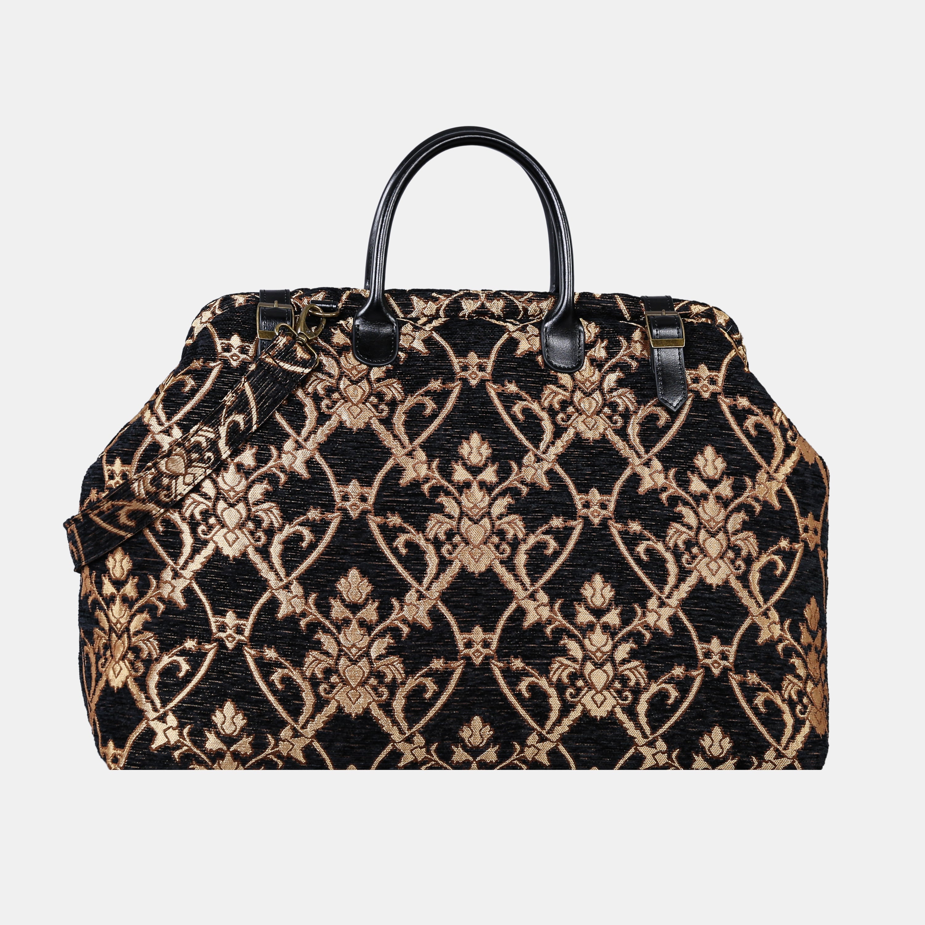 CARNABY Black Large Carpetbag  MCW Handmade