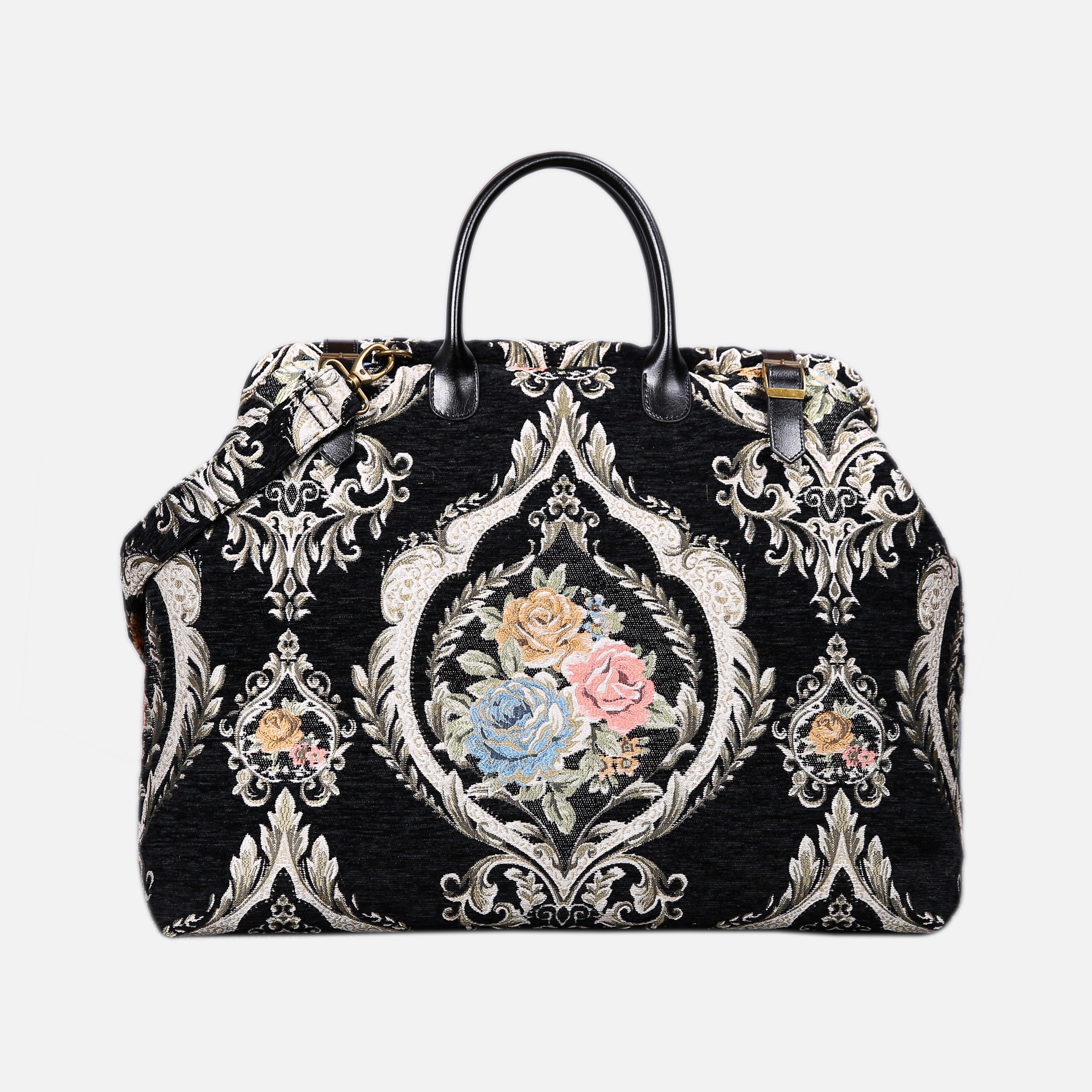 Eternal Elegance Blk Large Carpetbag MCW Handmade