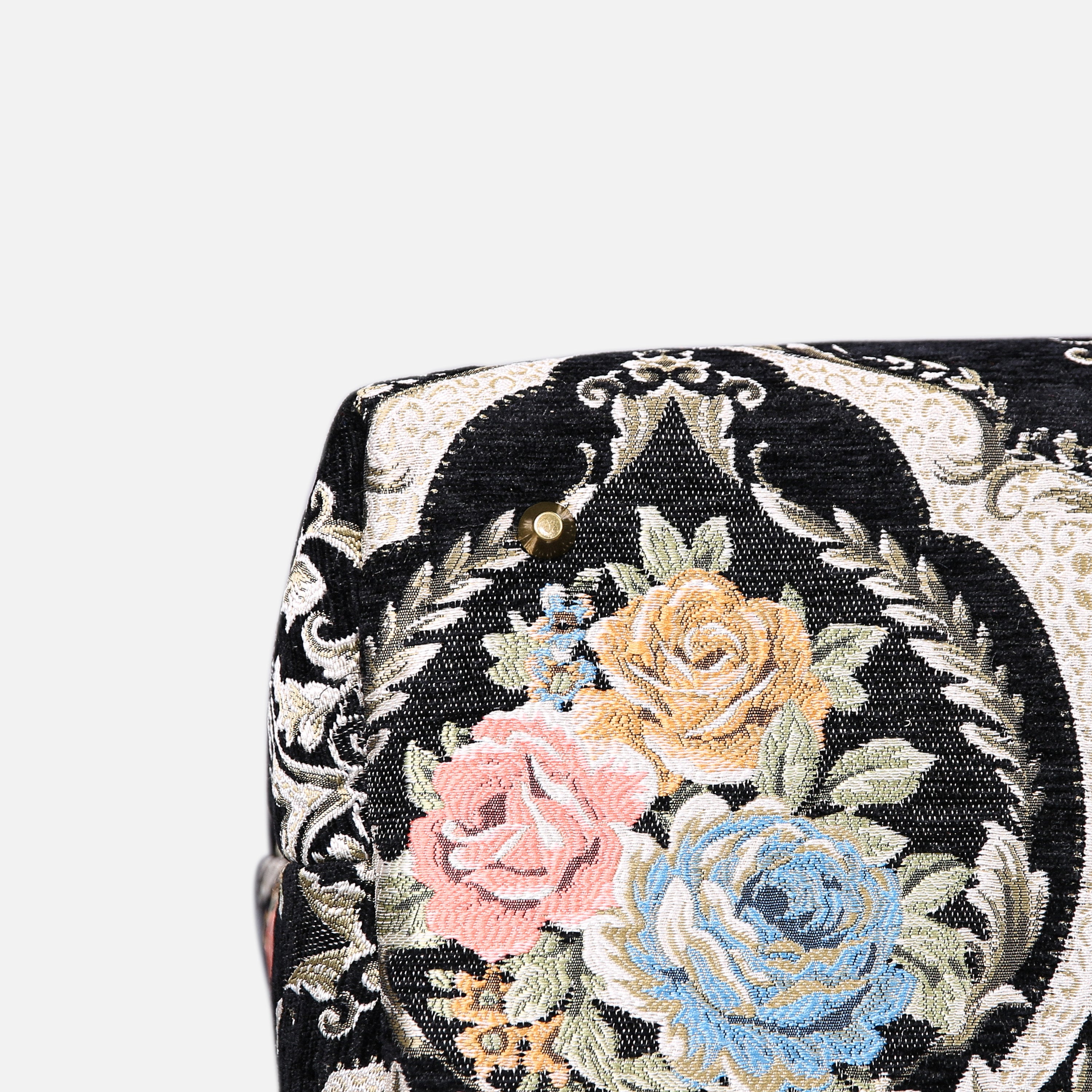 Eternal Elegance Blk Large Carpetbag MCW Handmade-4