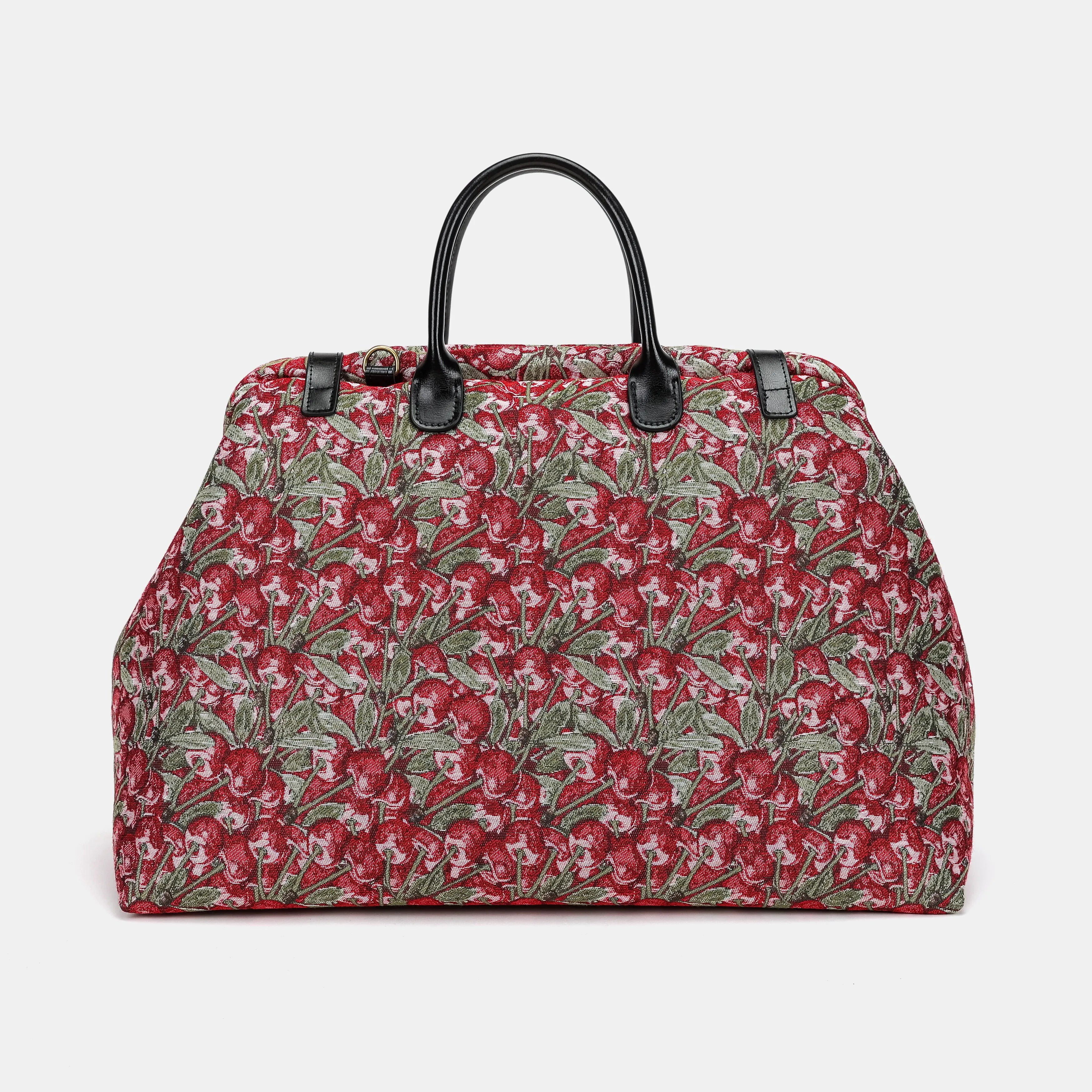 Cherry Cascade Large Carpetbag of America back