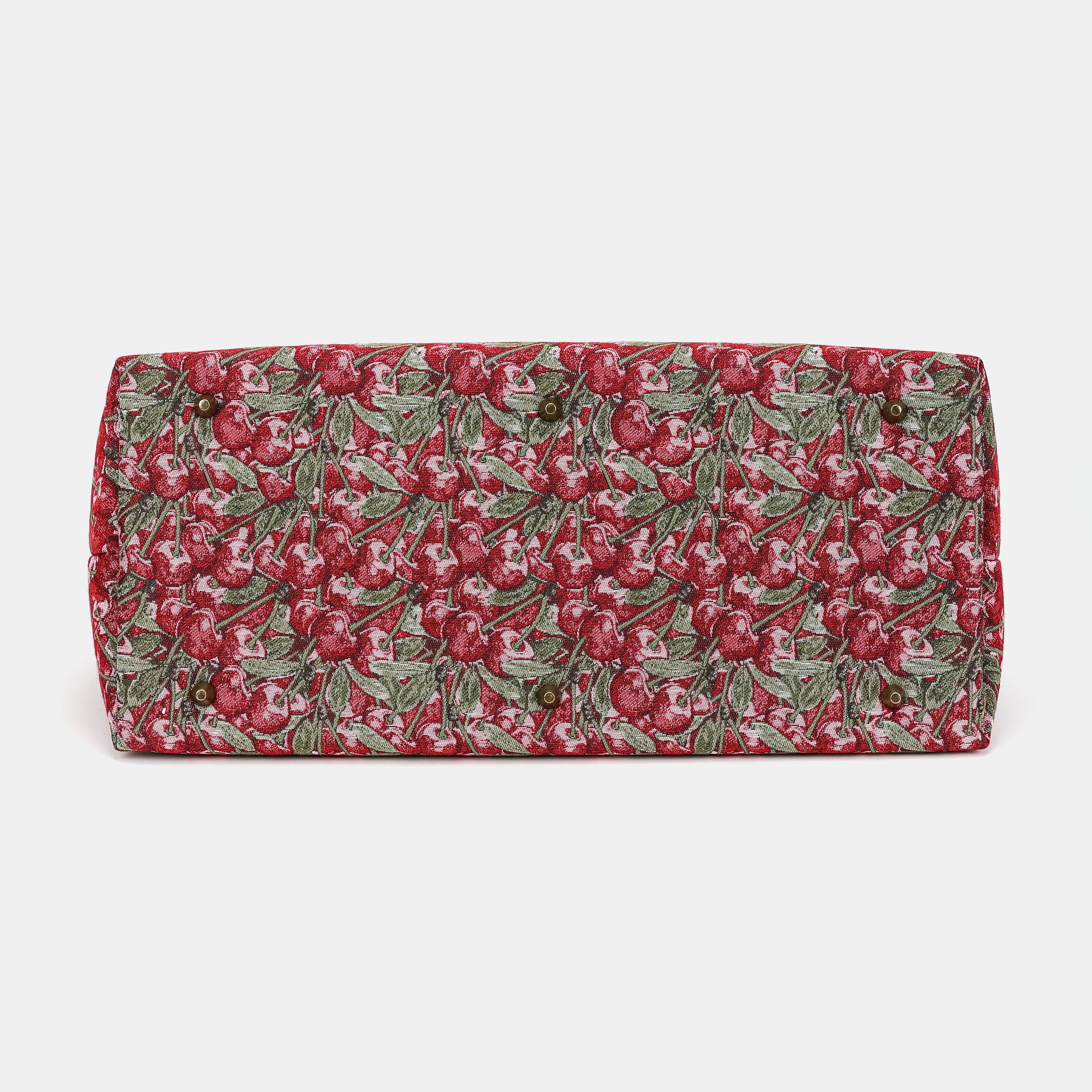 Cherry Cascade Large Carpetbag of America bottom