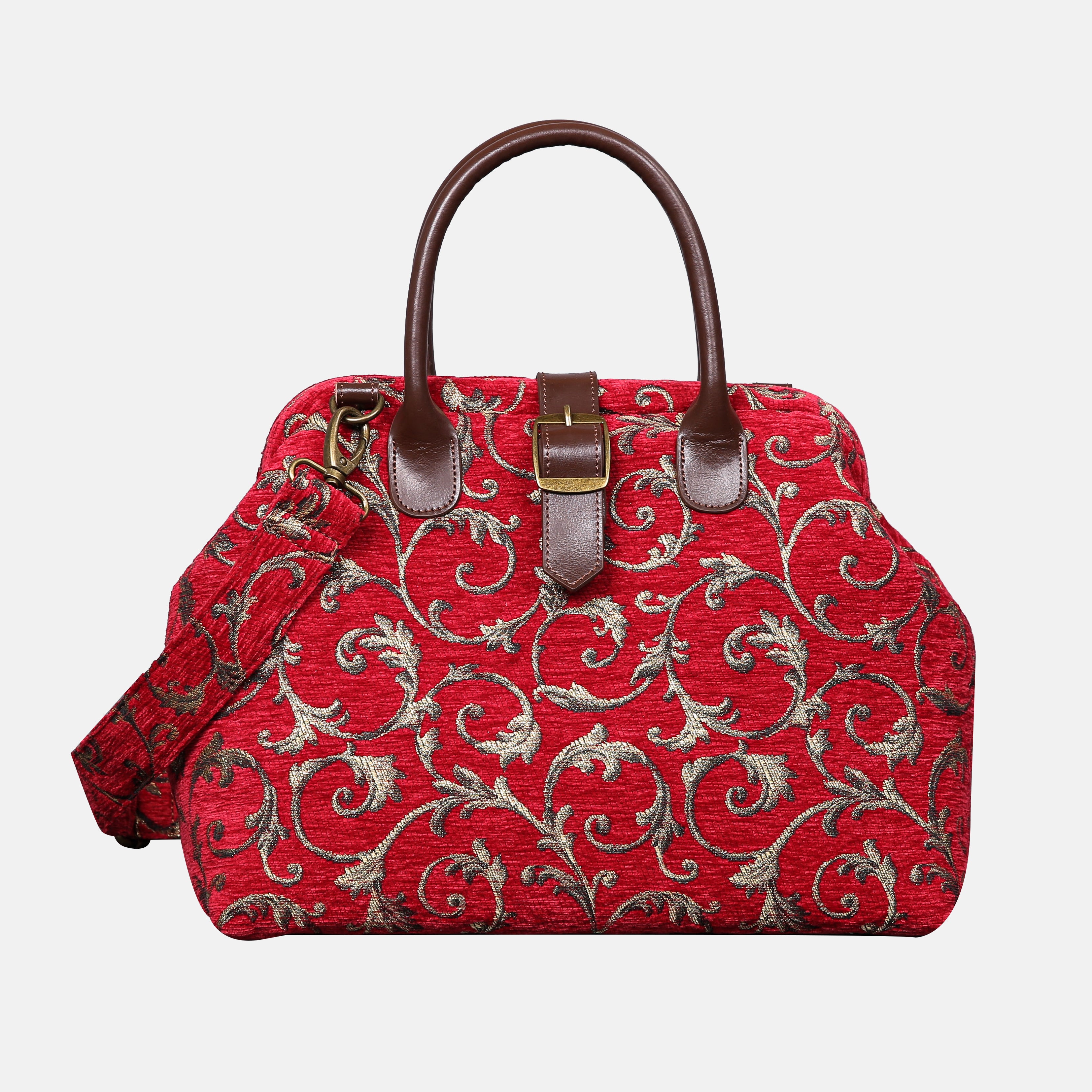 Vintage Ivy Red Carpet Handbag Purse carpet bag MCW Handmade