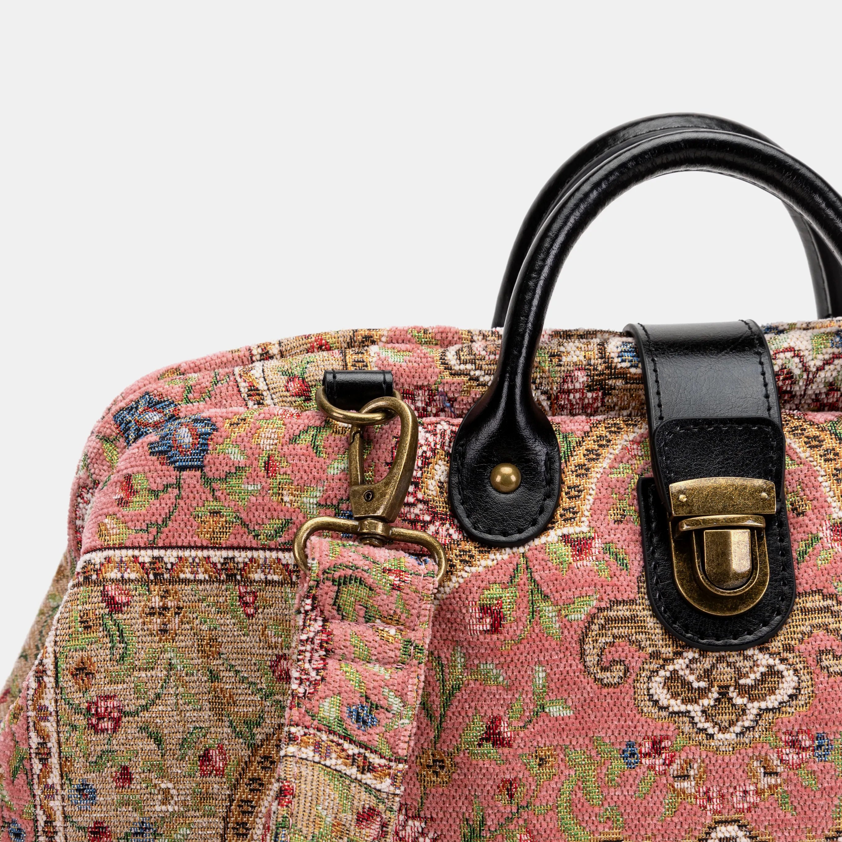 Oriental Pink Carpetbag of America details