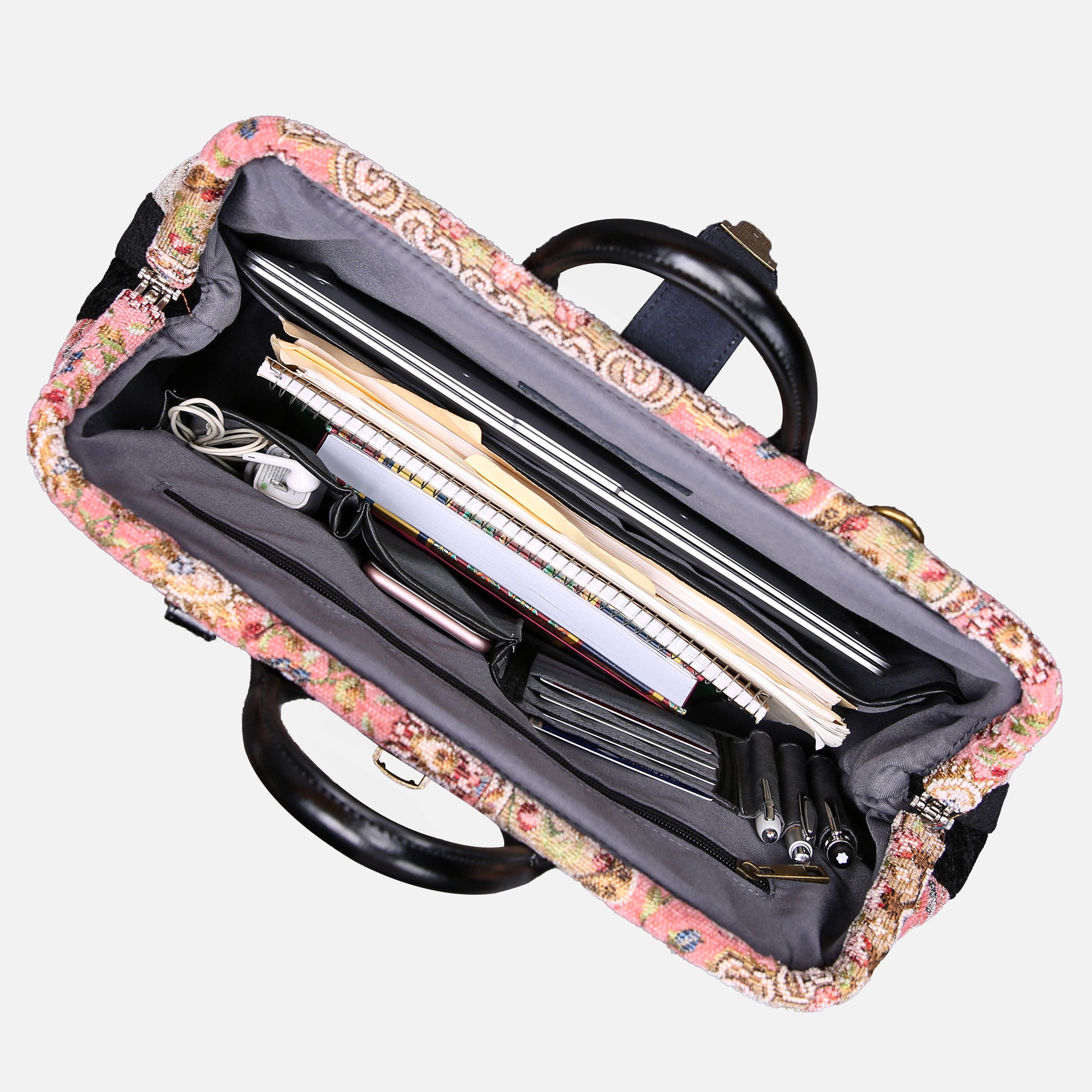 Oriental Pink carpet bag MCW Handmade