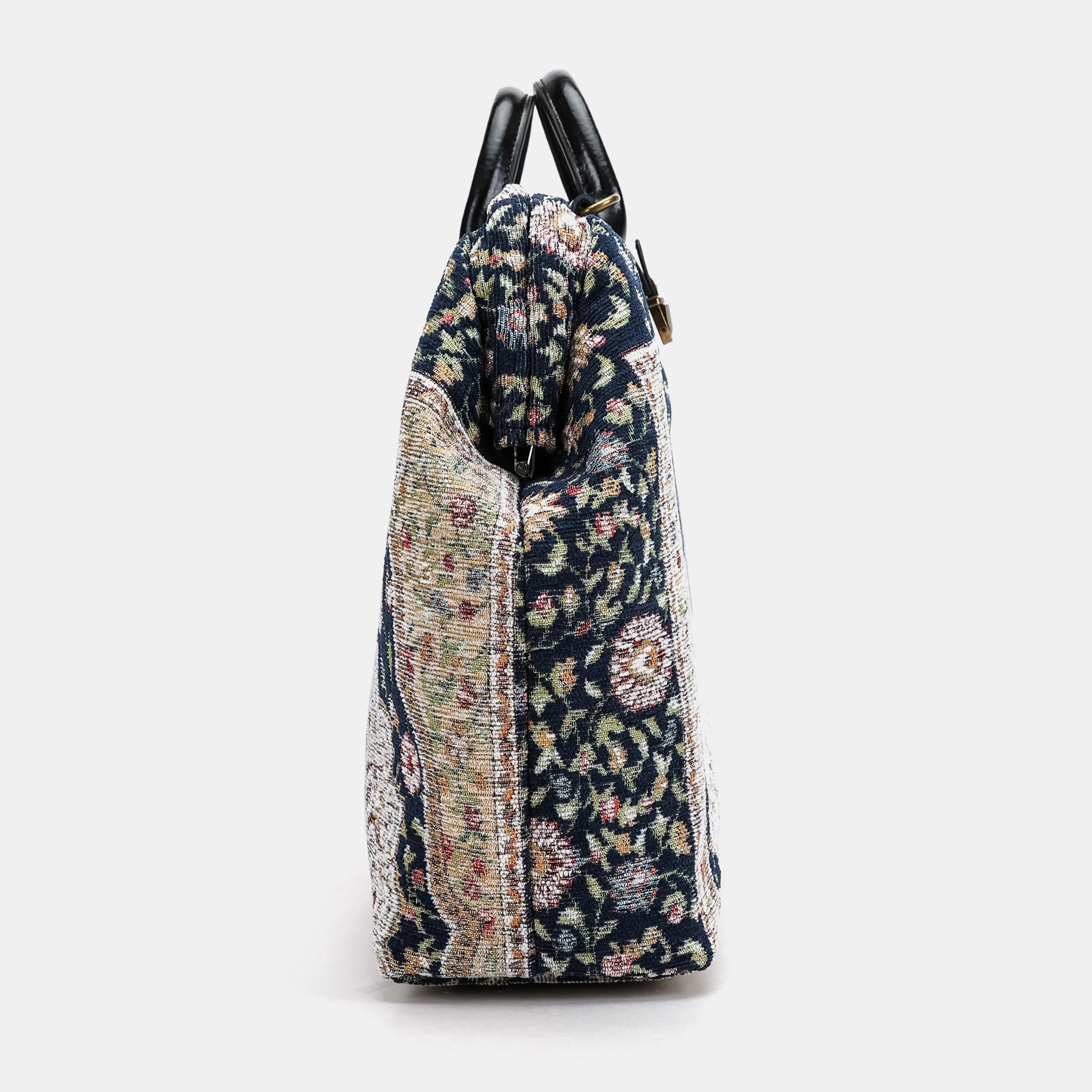 Oriental Navy Carpetbag of America side