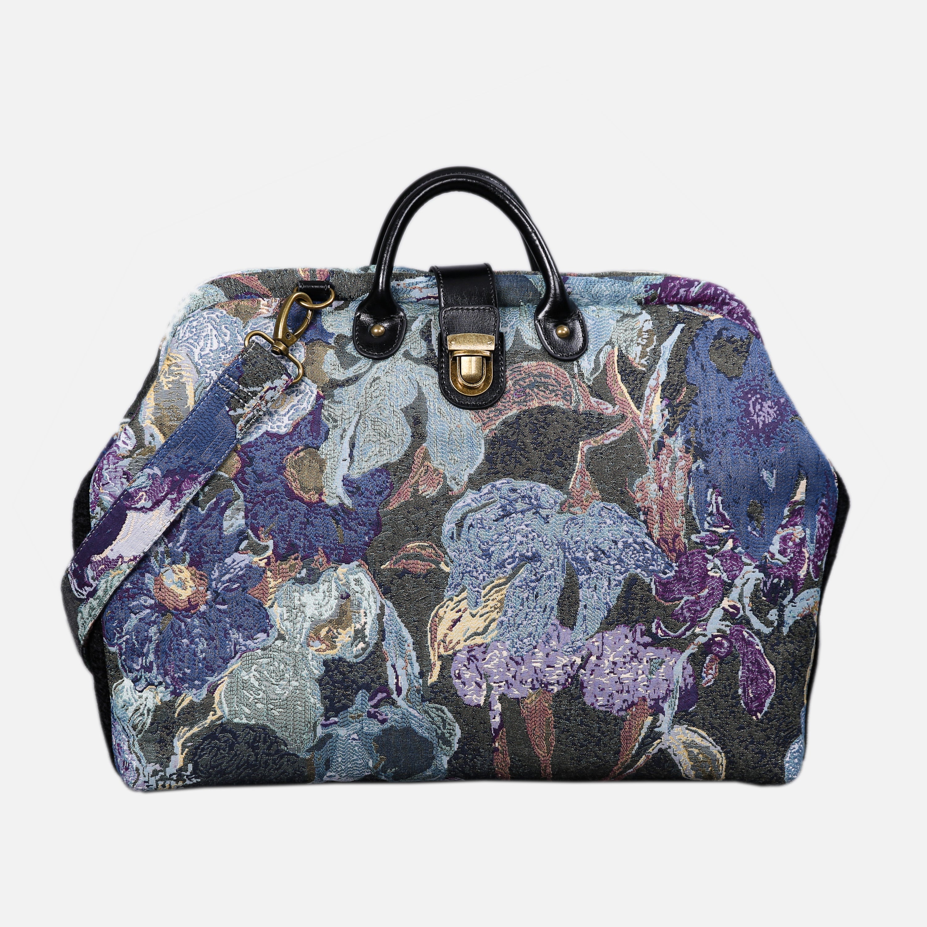 Abstract Blue carpet bag MCW Handmade