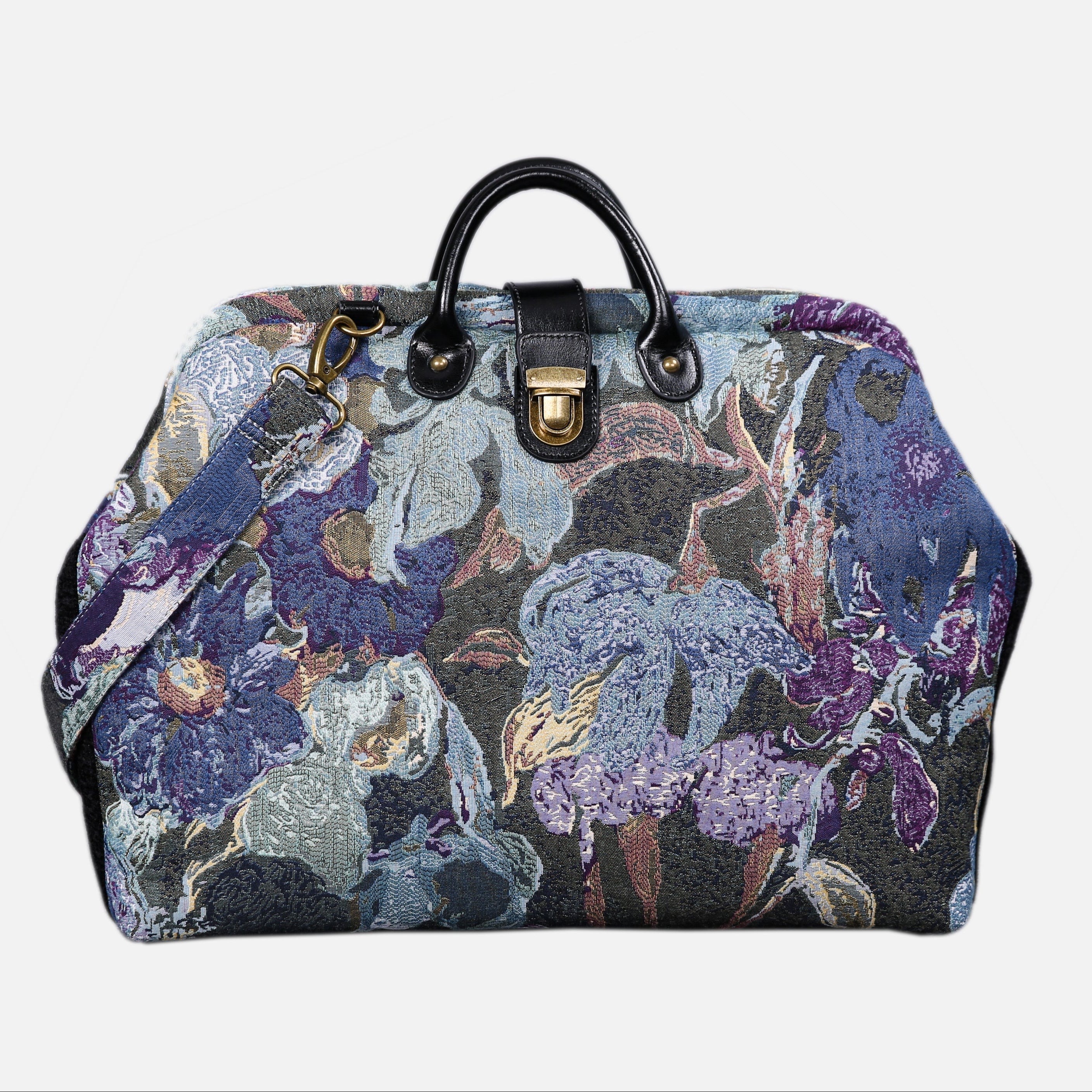 Abstract Blue carpet bag MCW Handmade
