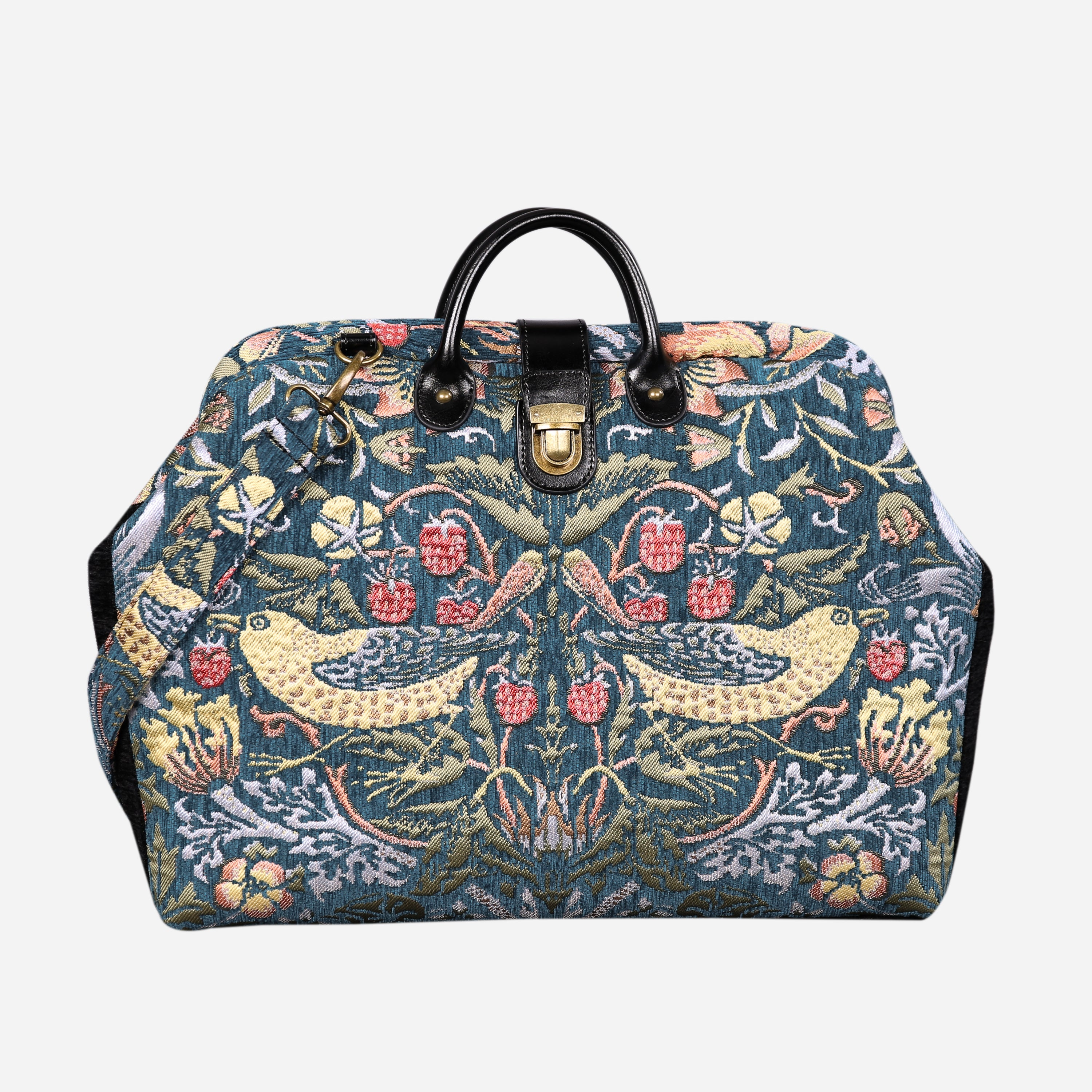 William Morris Strawberry Thief carpet bag MCW Handmade