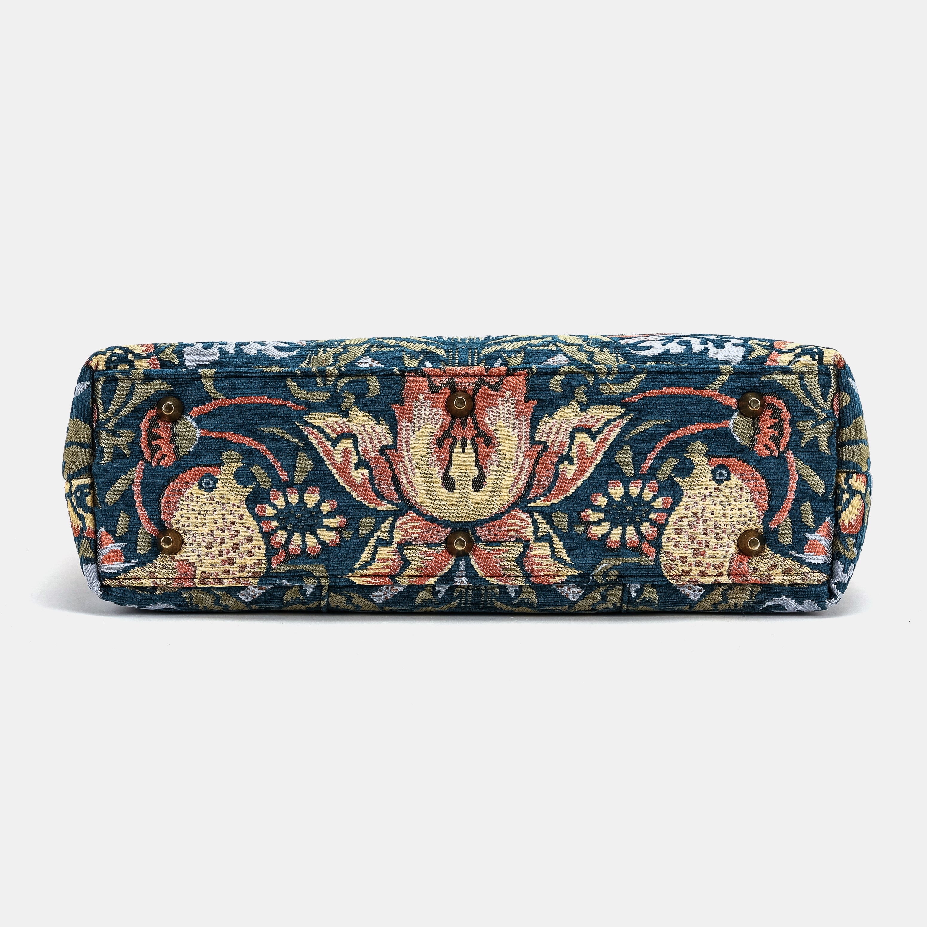 William Morris Strawberry Thief Carpetbag of America-bottom