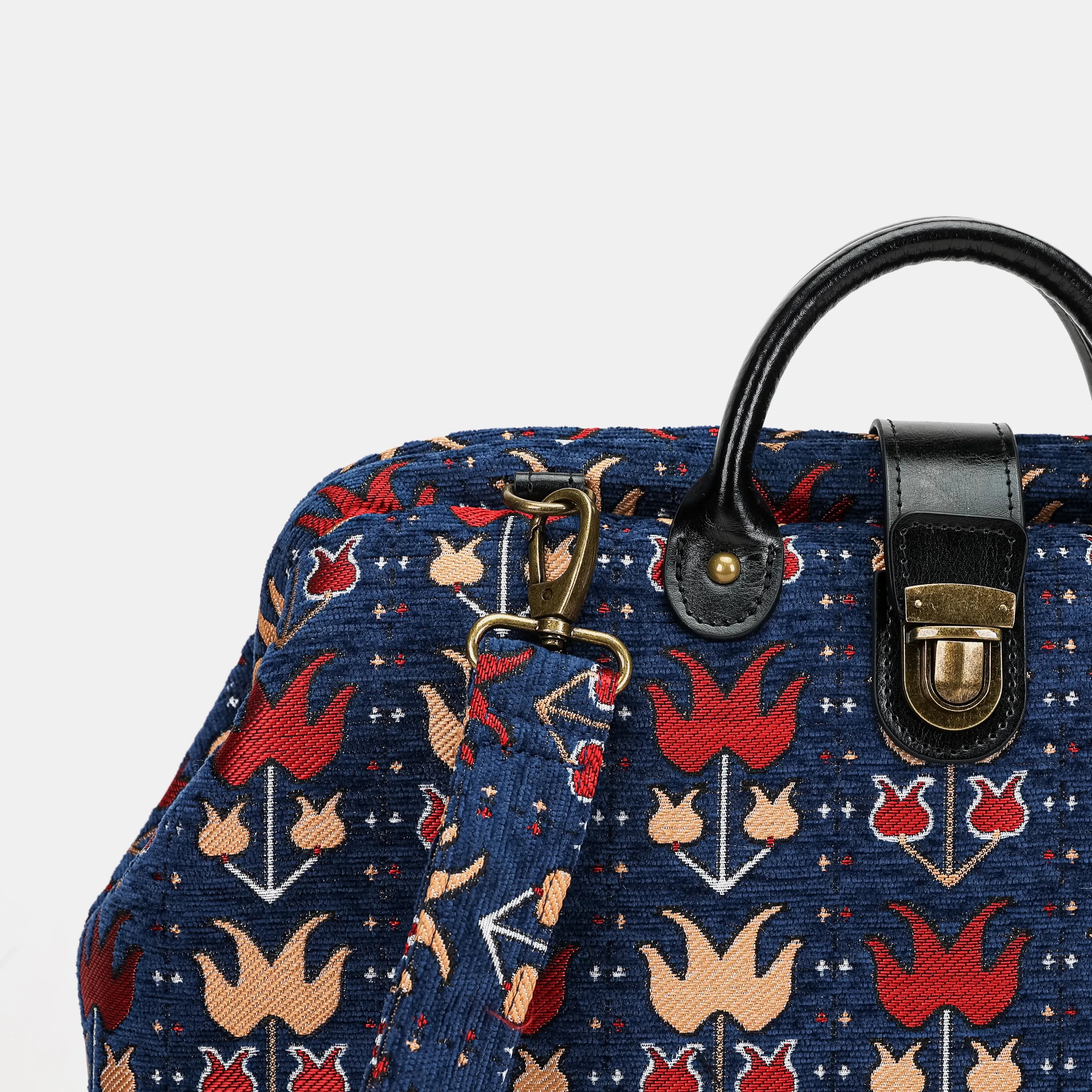 Poppy Bloom Carpetbag of America details