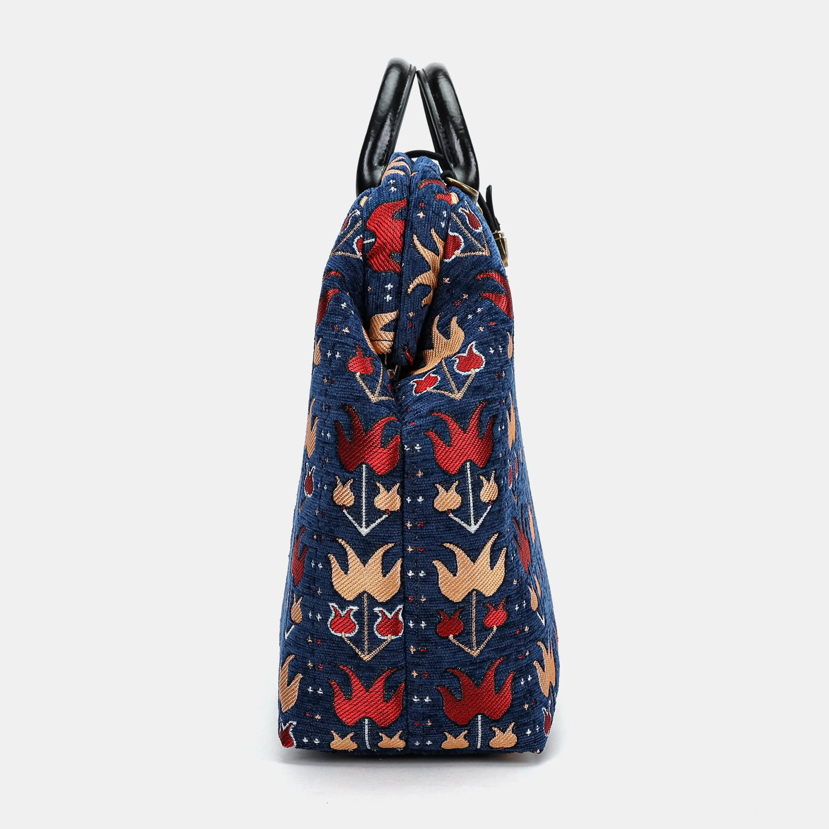 Poppy Bloom Carpetbag of America side