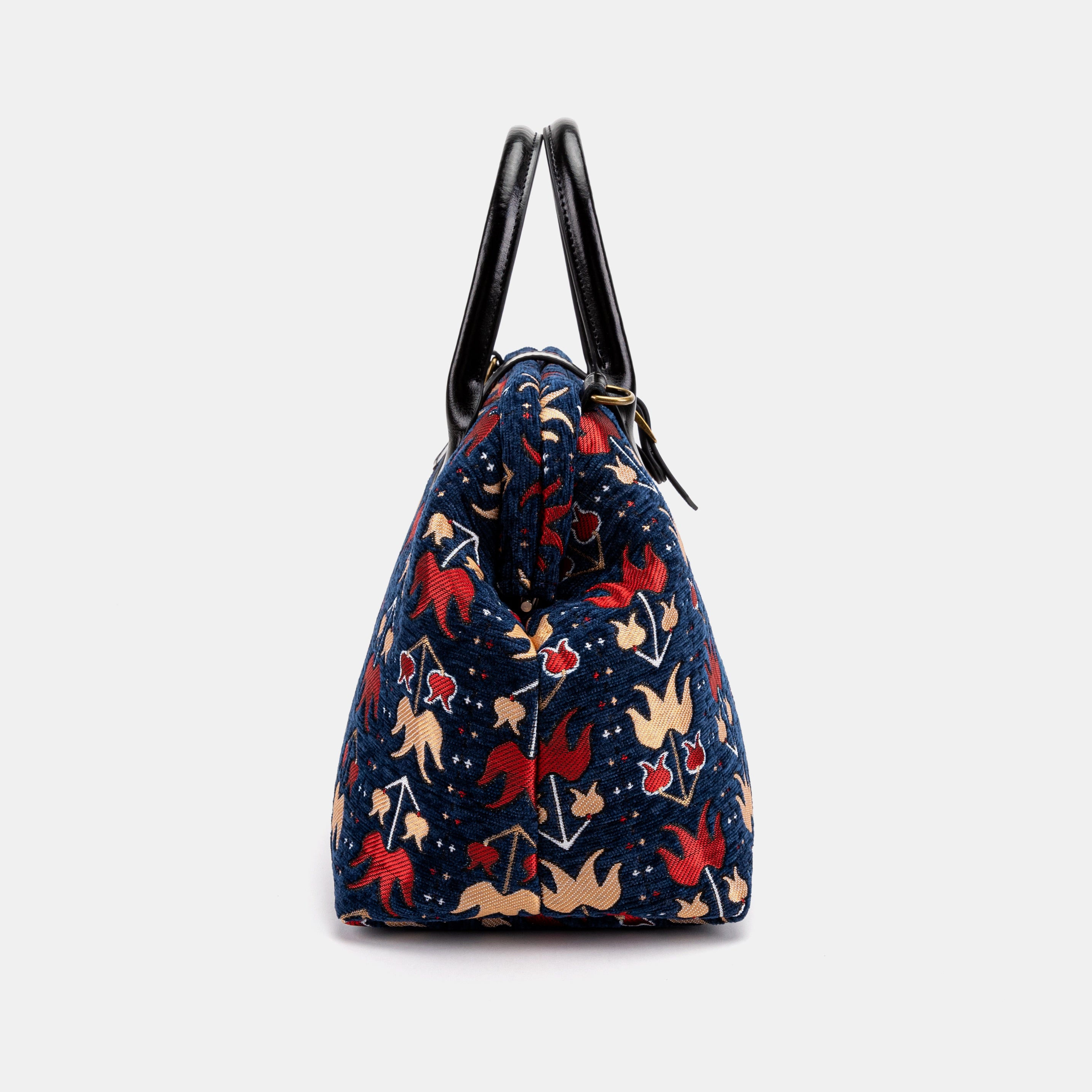 Opium Poppy Carpet Handbag Purse of America side