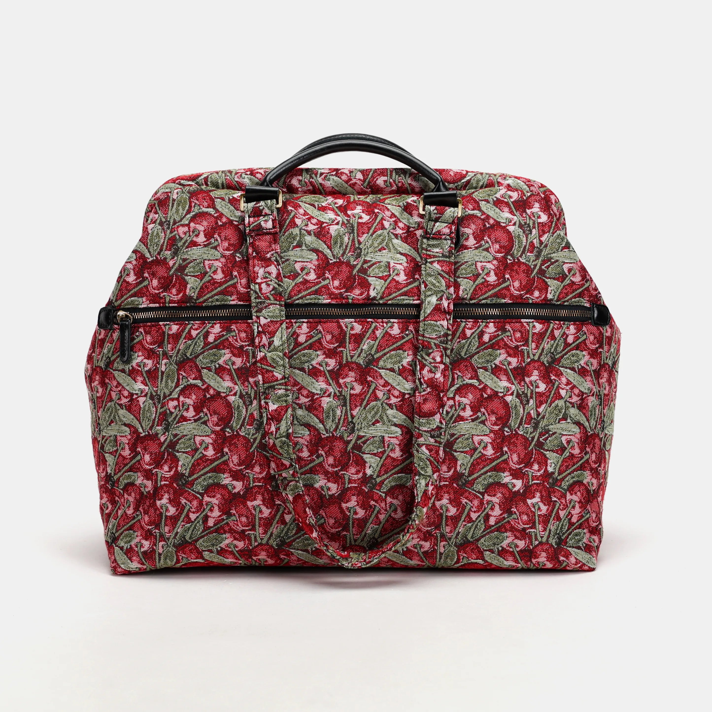 Cherry Cascade Knitting Project Bag back-1