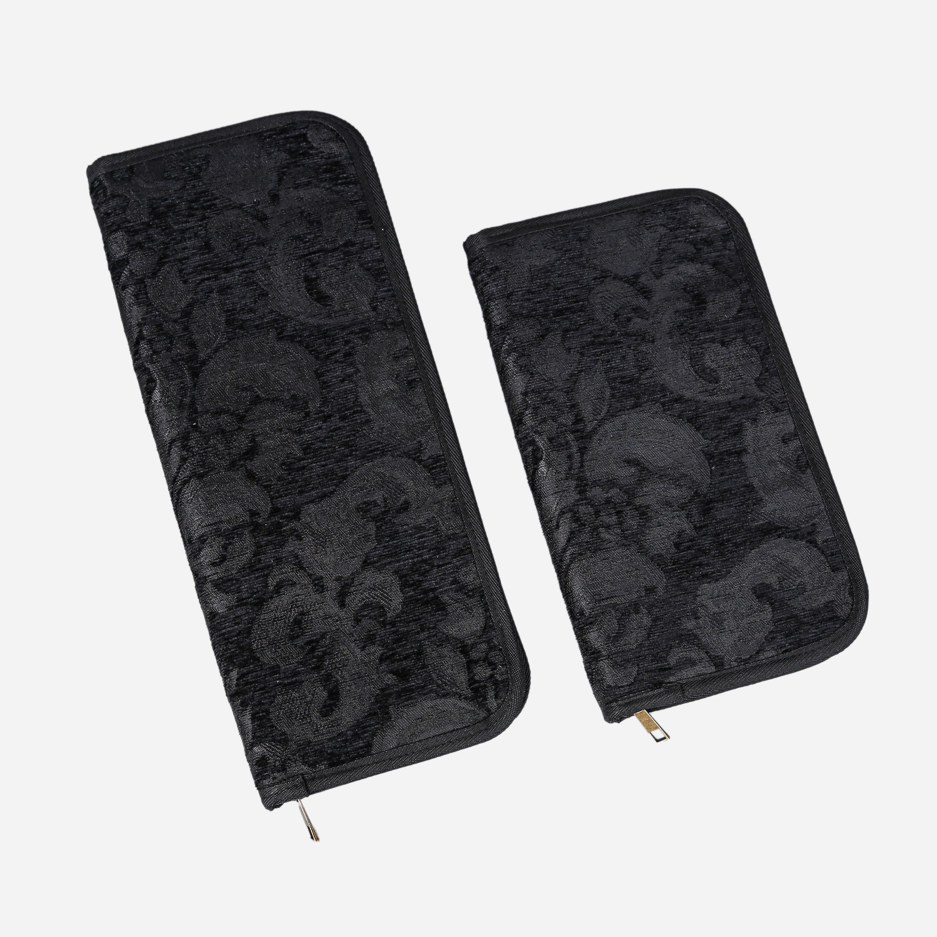 Victorian Blossom BLK/BLK Carpet Needle Case  MCW Handmade