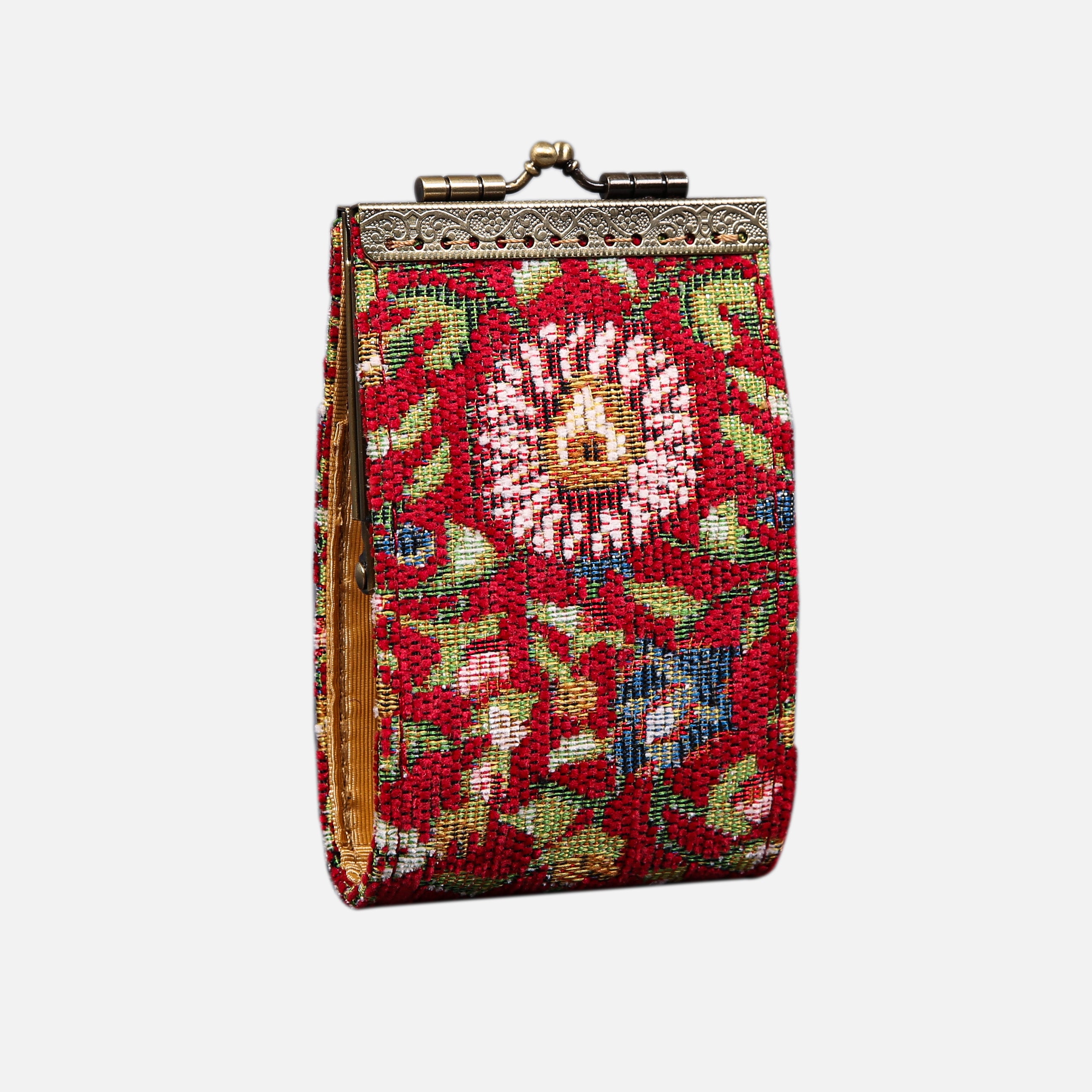 Oriental Red Card Wallet MCW Handmade-2