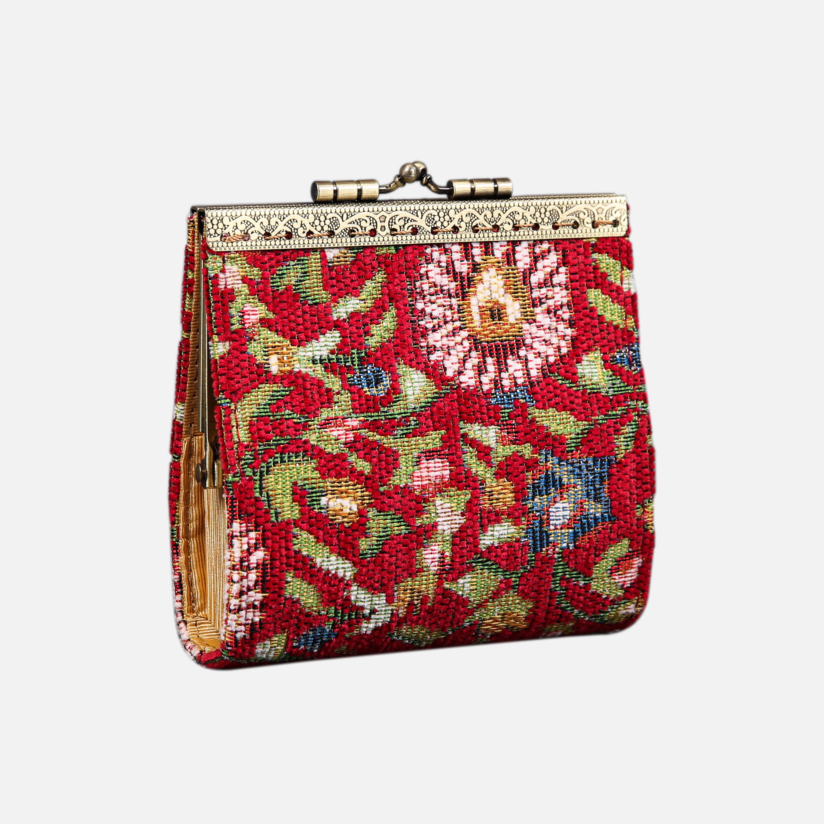 Oriental Red Card Wallet MCW Handmade-1