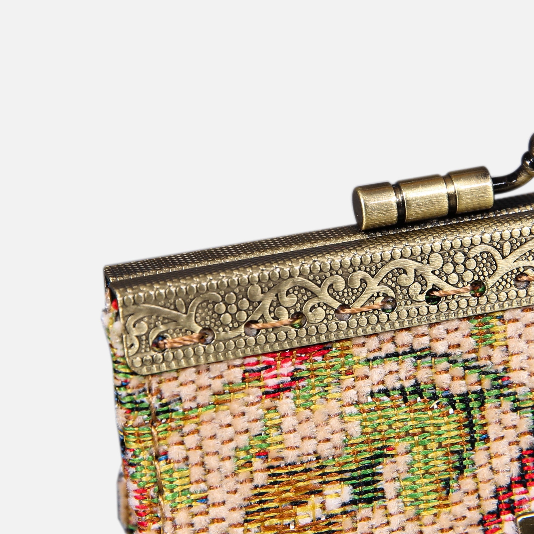 Oriental Beige Card Wallet MCW Handmade-7