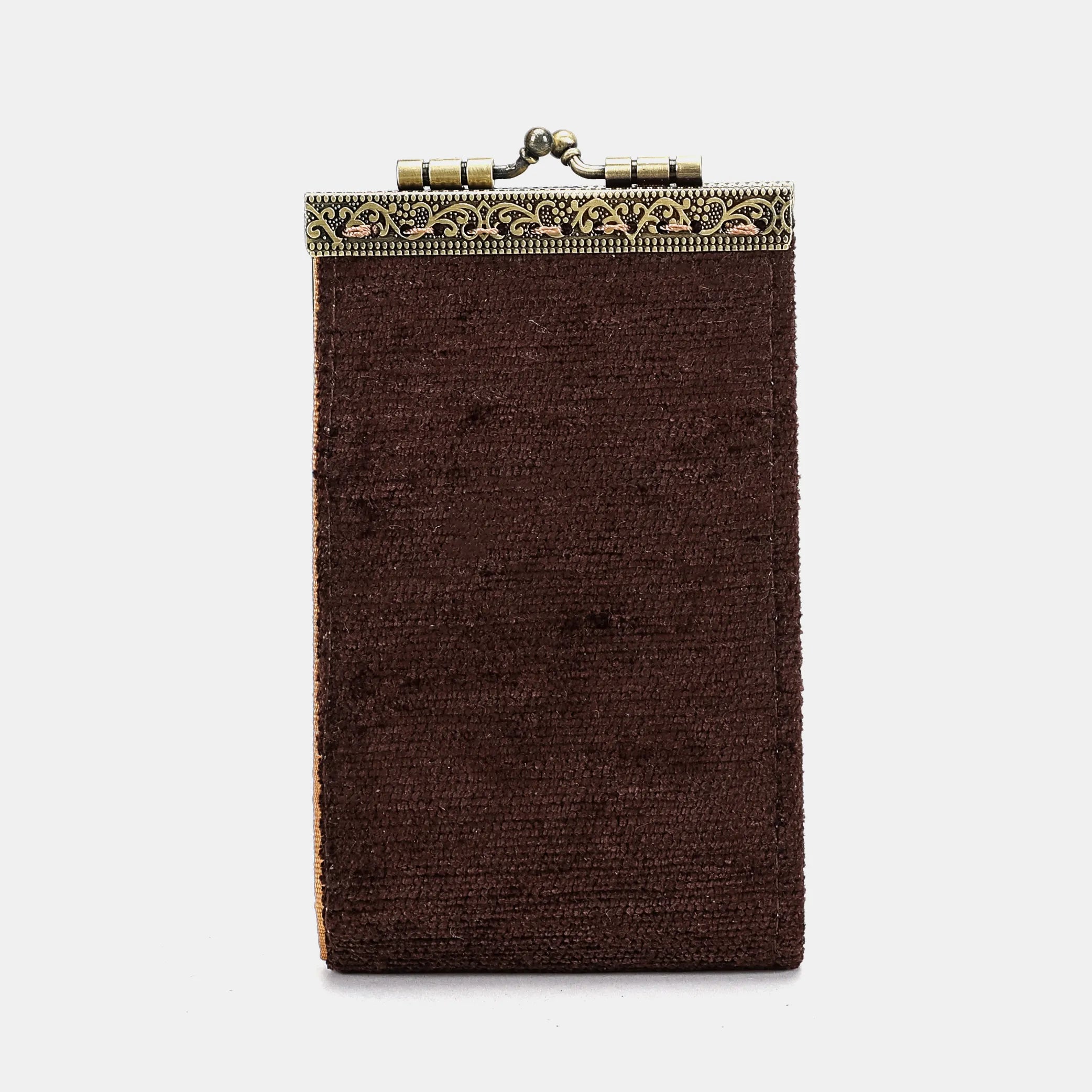 Solid Coffee Card Wallet Carpetbag of America back