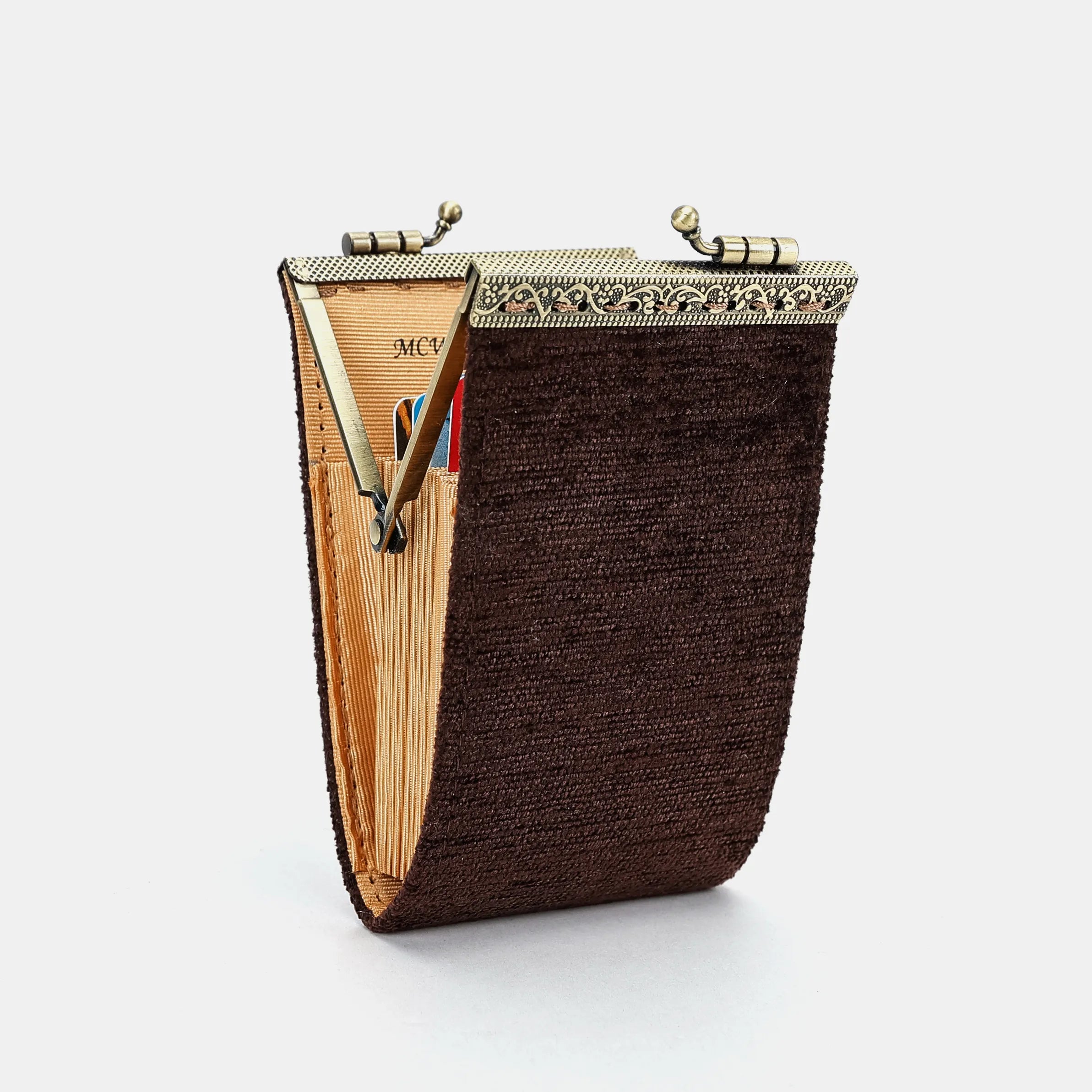 Solid Coffee Card Wallet Carpetbag of America front side