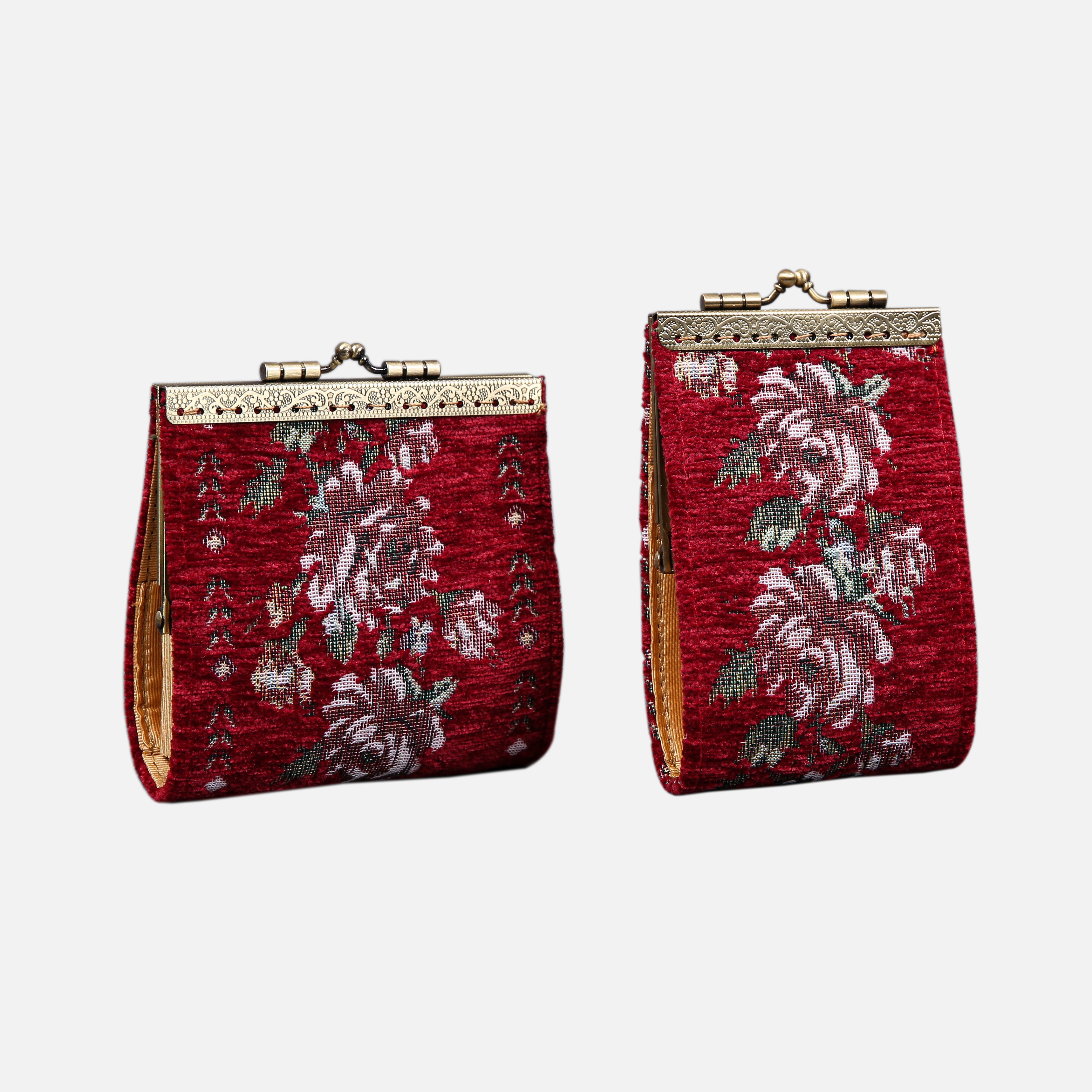 Rose Trail Red Card Wallet MCW Handmade