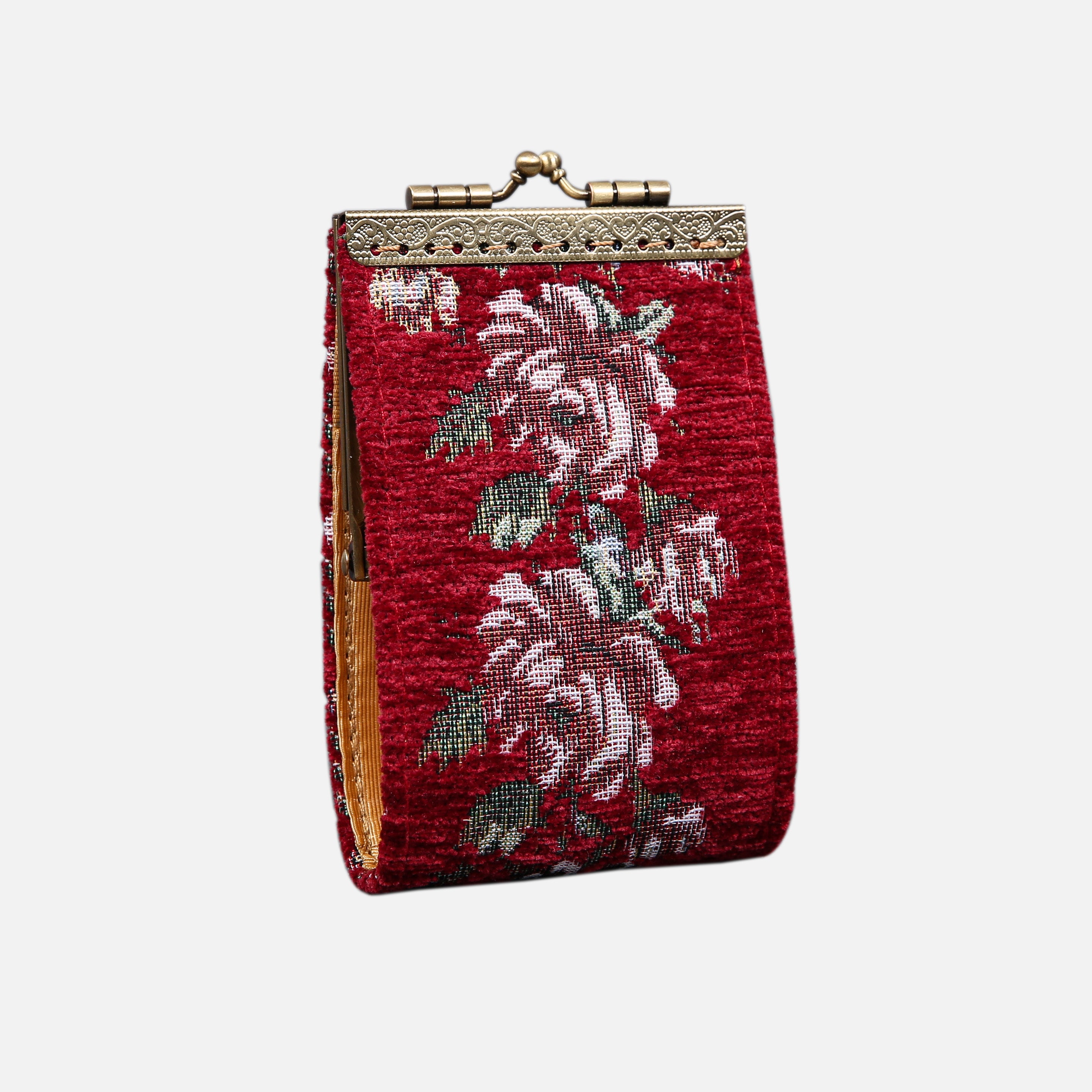 Rose Trail Red Card Wallet MCW Handmade-2