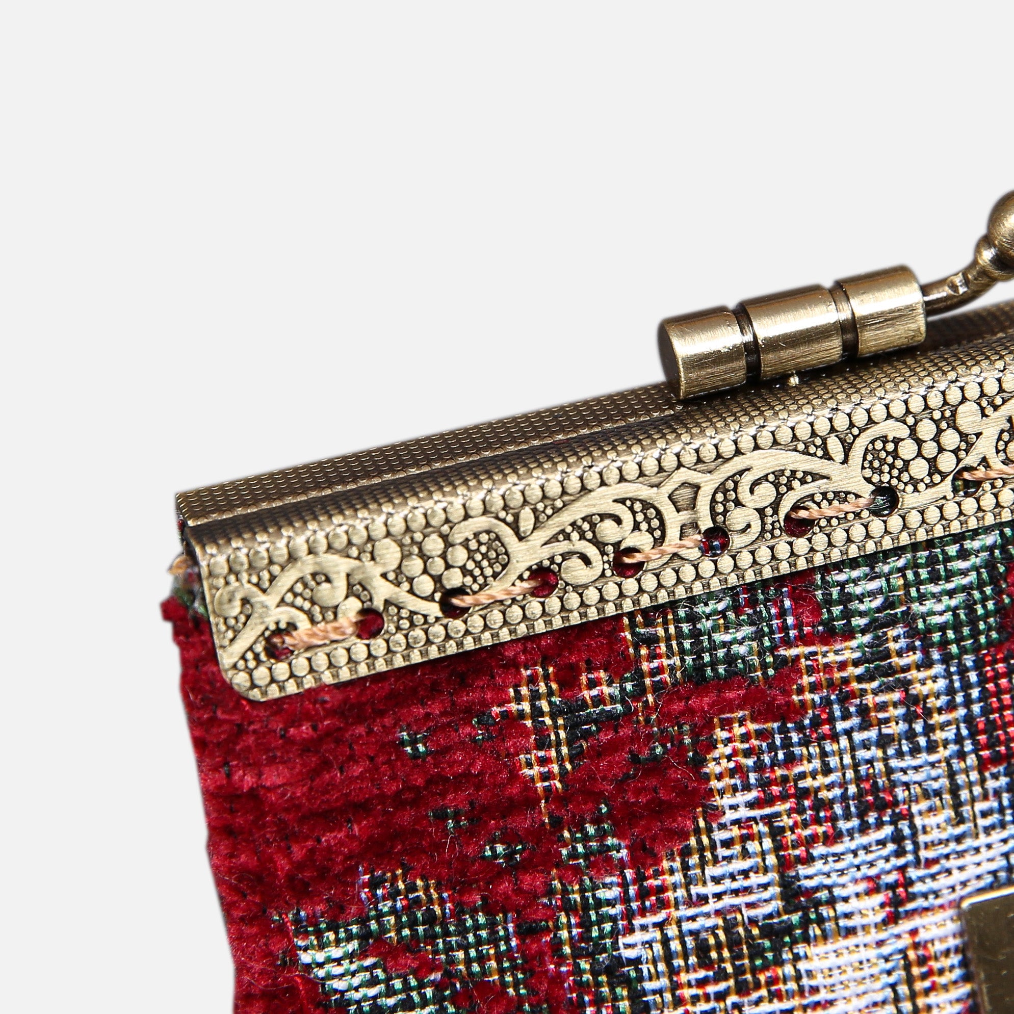 Rose Bouquet Red Card Wallet MCW Handmade-7