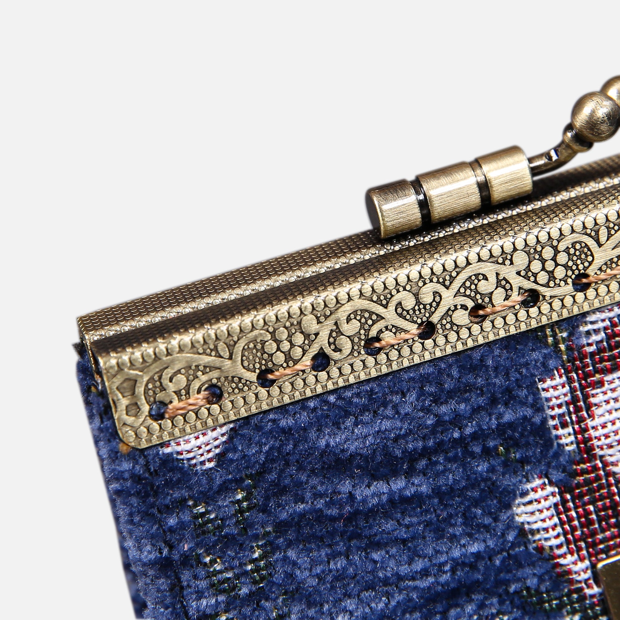 Rose Trail Blue Card Wallet MCW Handmade-6