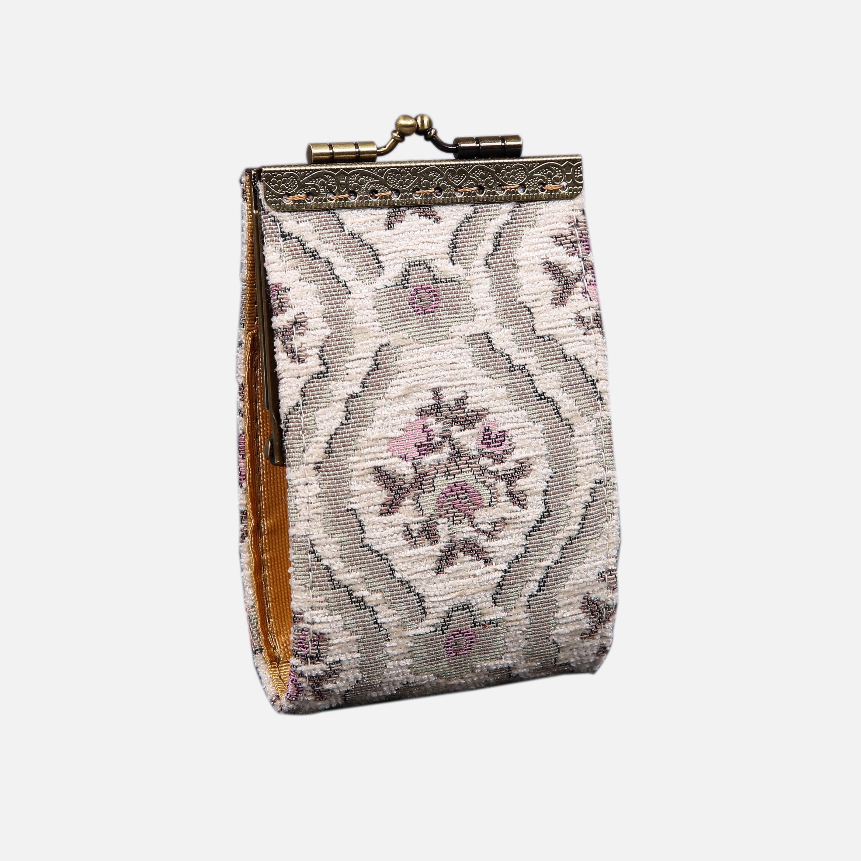 Traditional Cream Card Wallet MCW Handmade-2