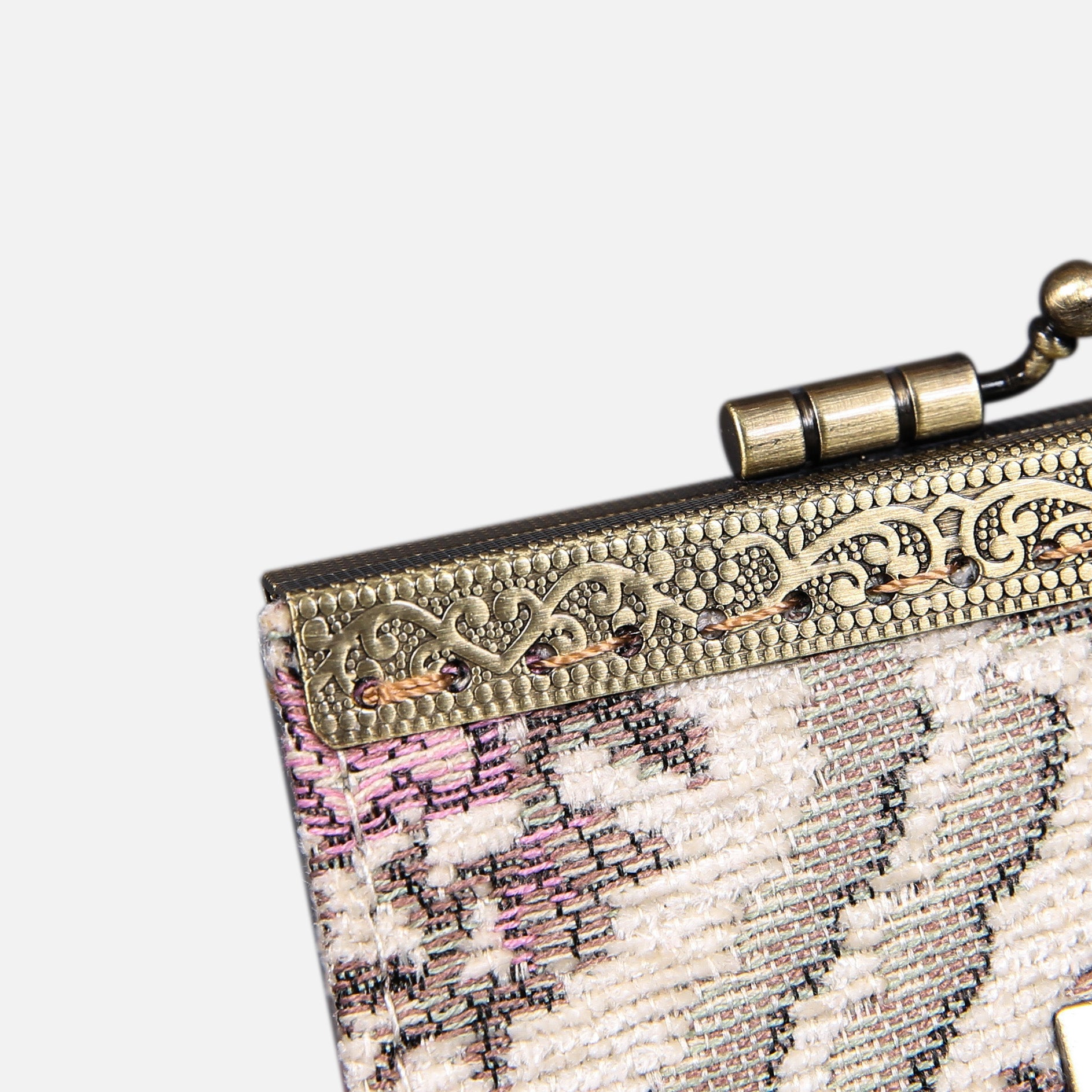 Traditional Cream Card Wallet MCW Handmade-6