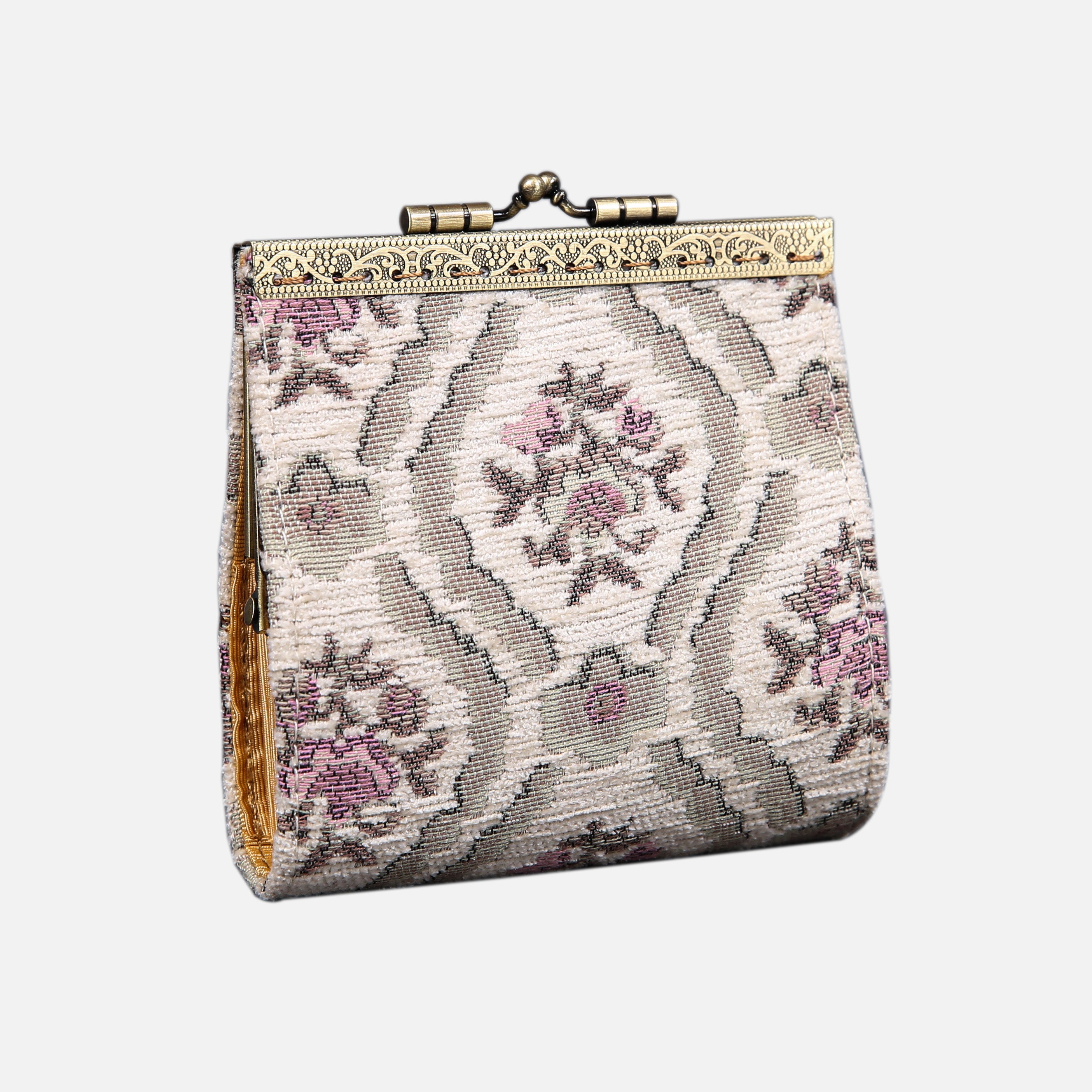 Traditional Cream Card Wallet MCW Handmade-1