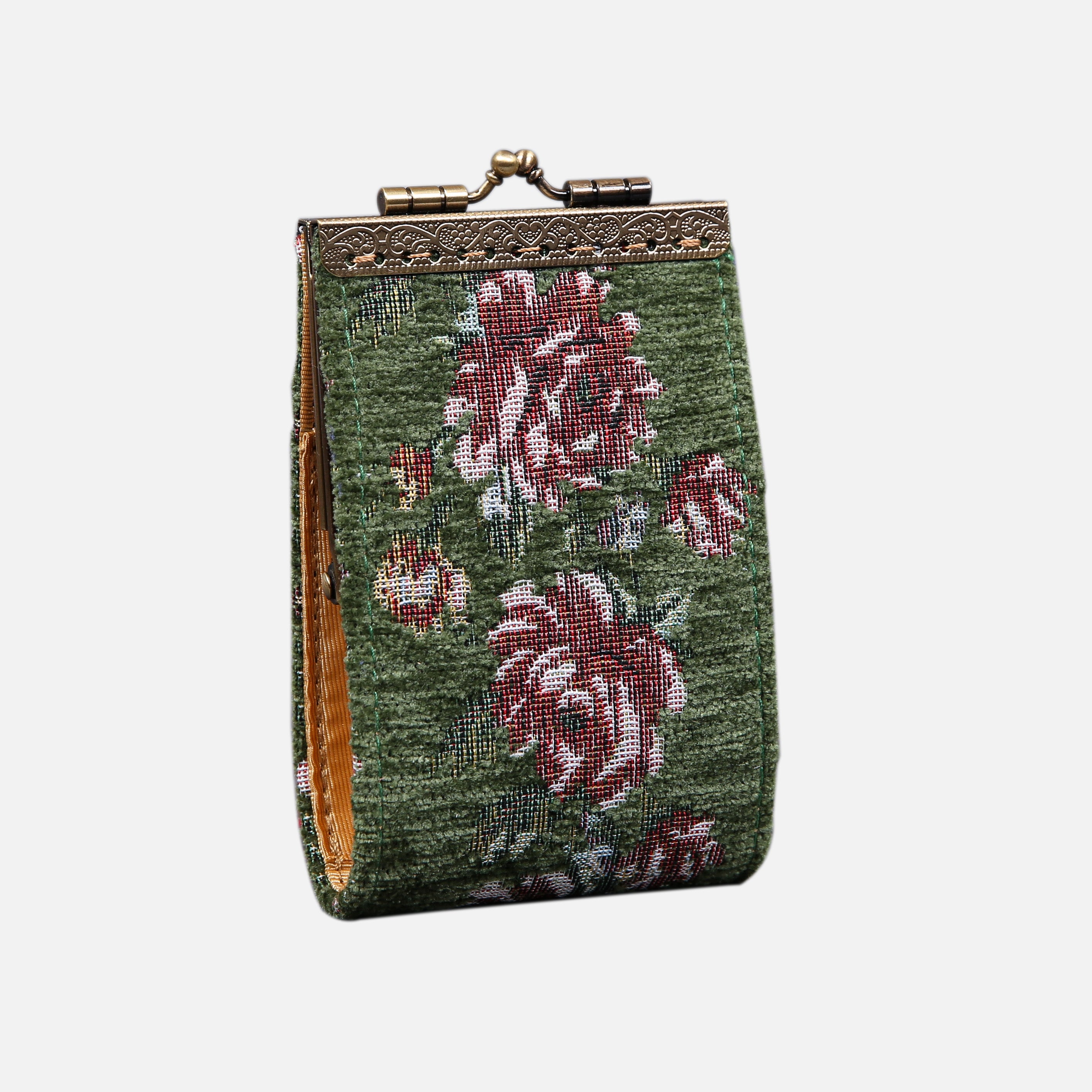 Rose Trail Green Card Wallet MCW Handmade-2