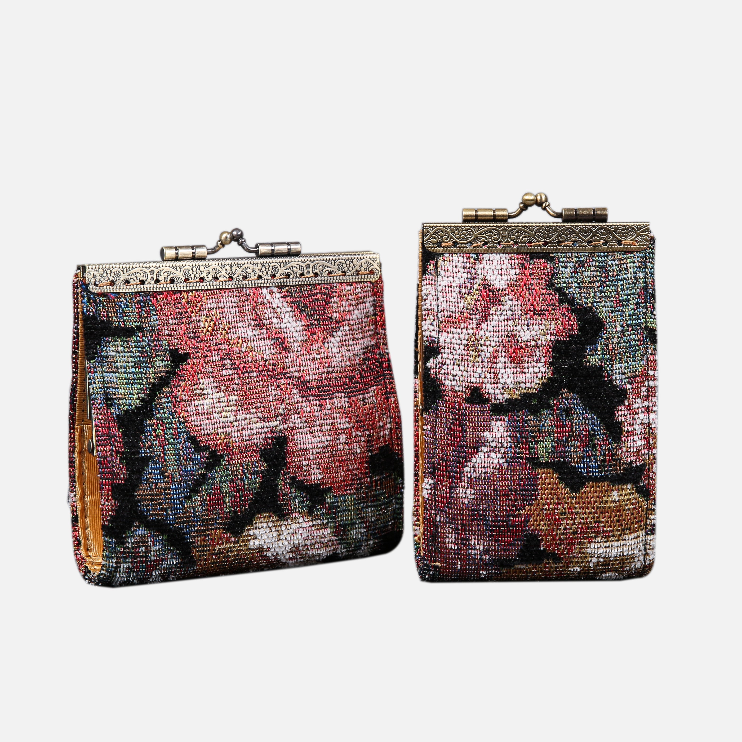 Floral Rose Card Wallet MCW Handmade